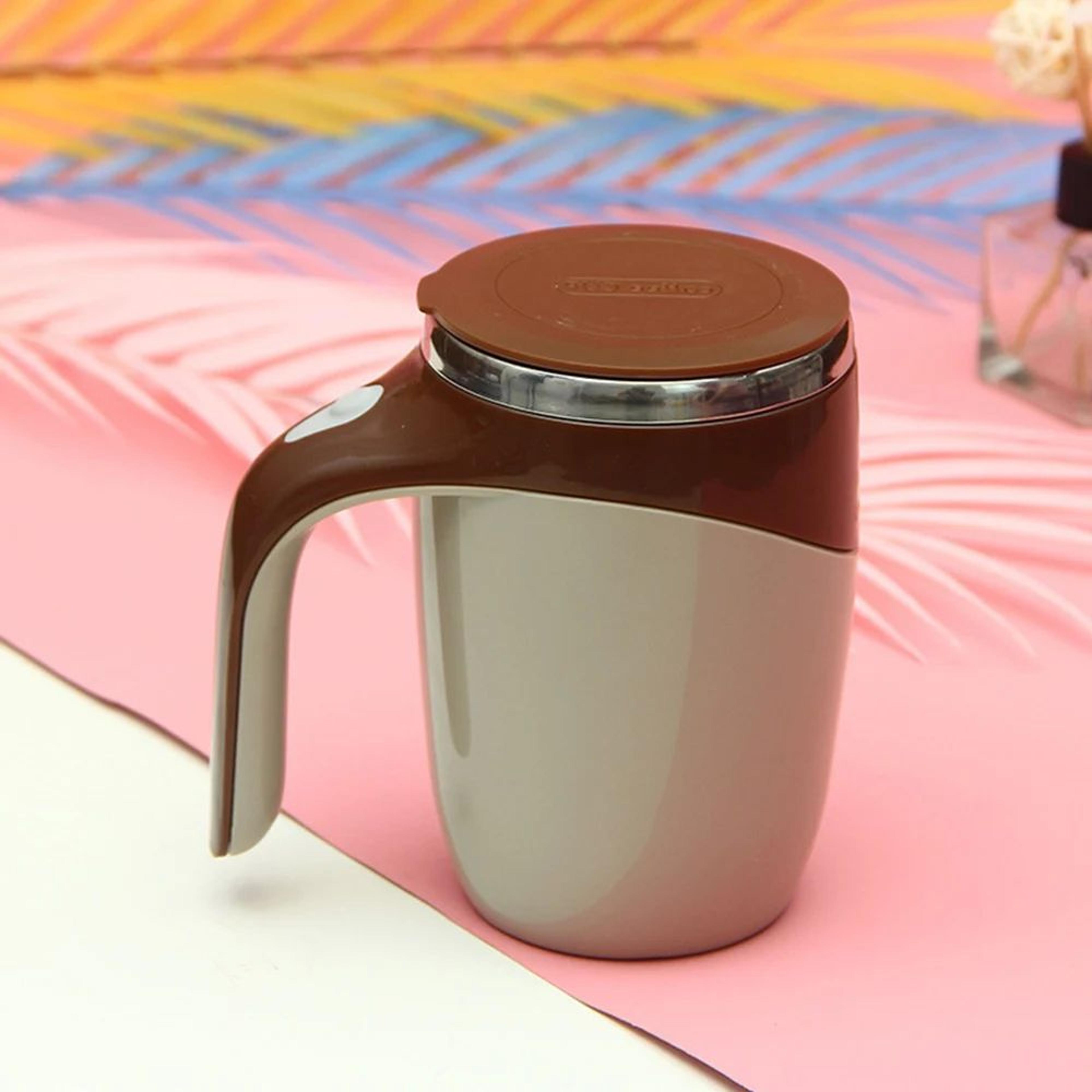 Automatic Magnetic Stirring Coffee Mug With 304 Stainless Steel 4