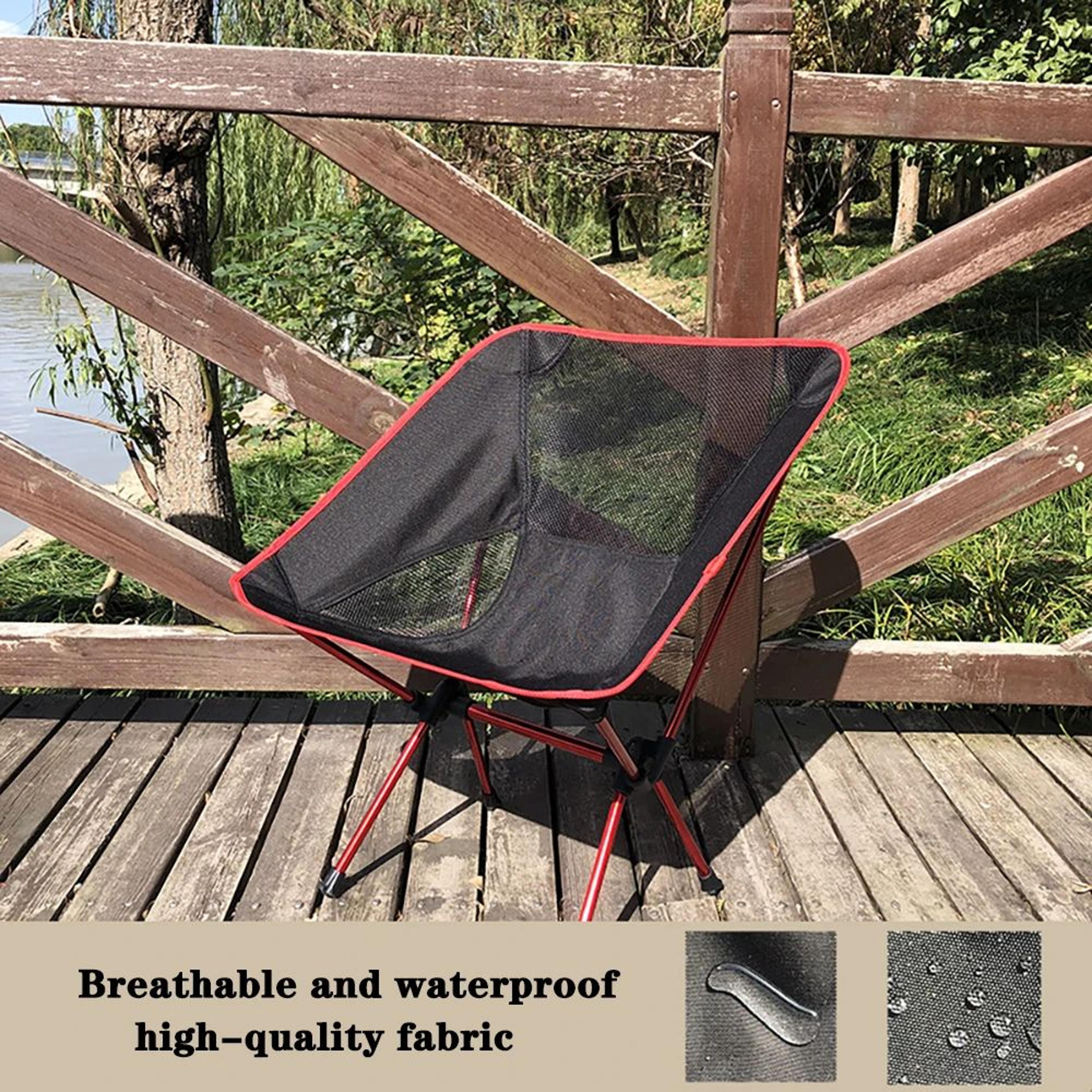Lightweight Portable Folding Moon Chair For Camping And Outdoor Travel 3