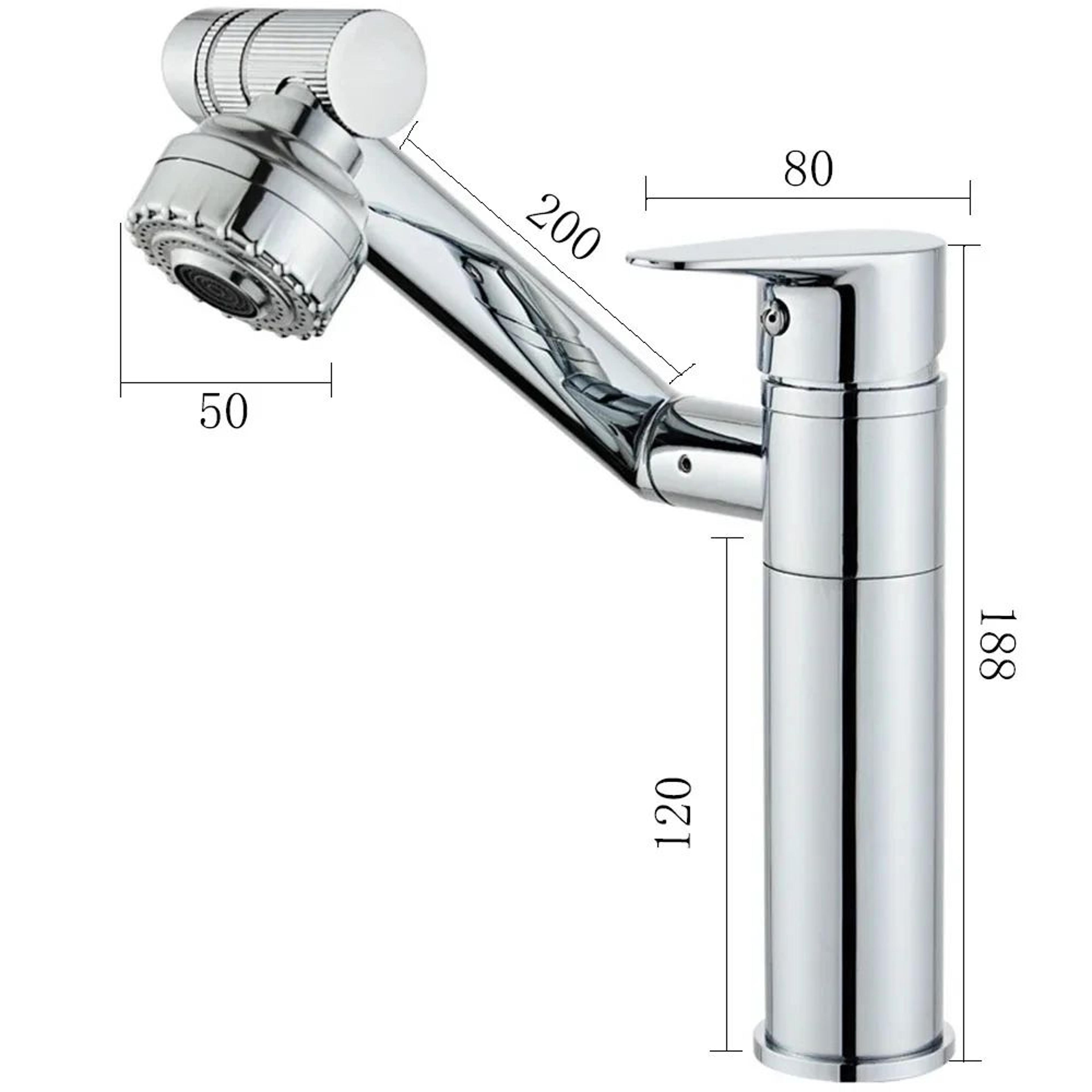 Modern Waterfall Bathroom Basin Faucet With Single Handle Mixer 5