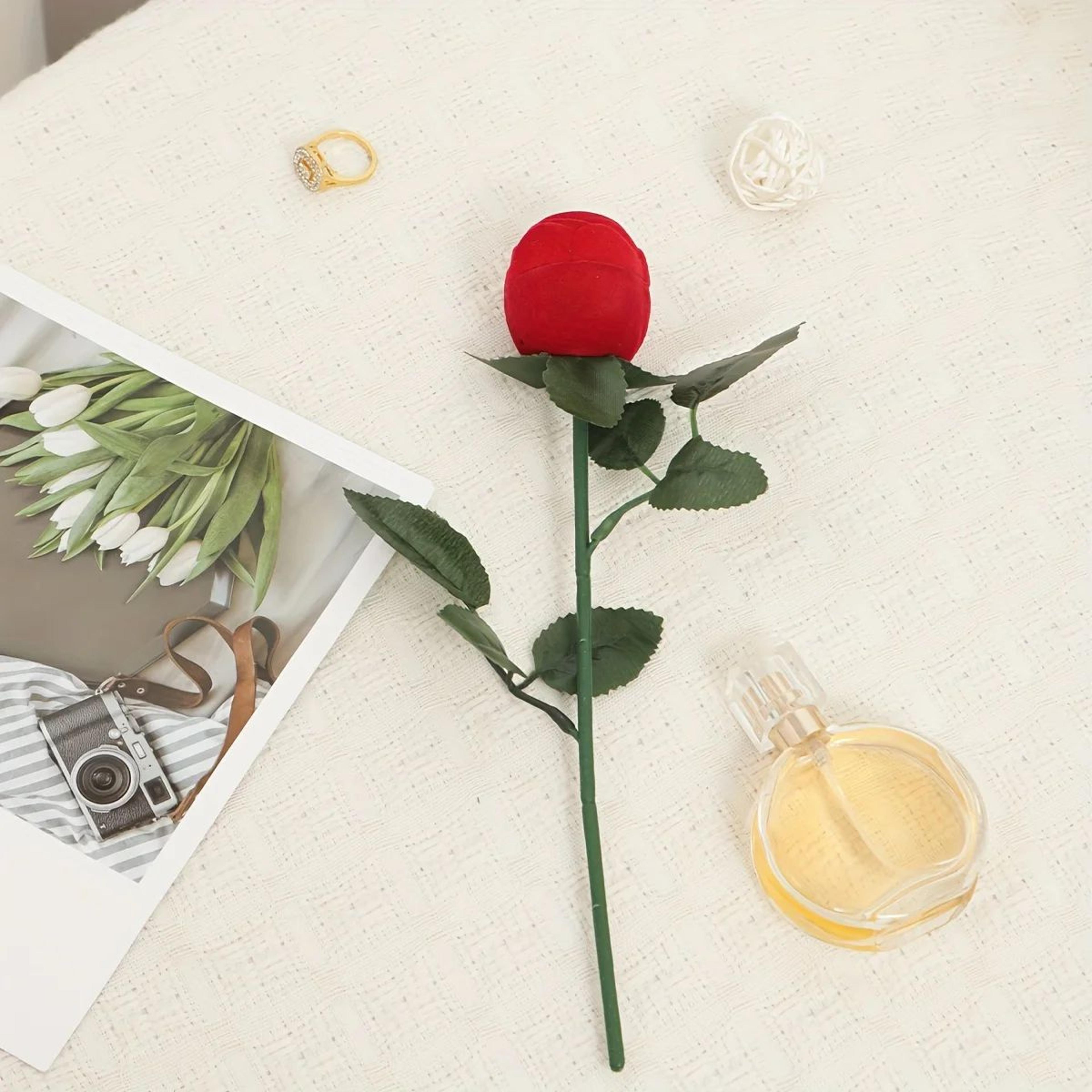 Romantic Rose Ring Box For Engagement Proposals And Wedding Gifts 4