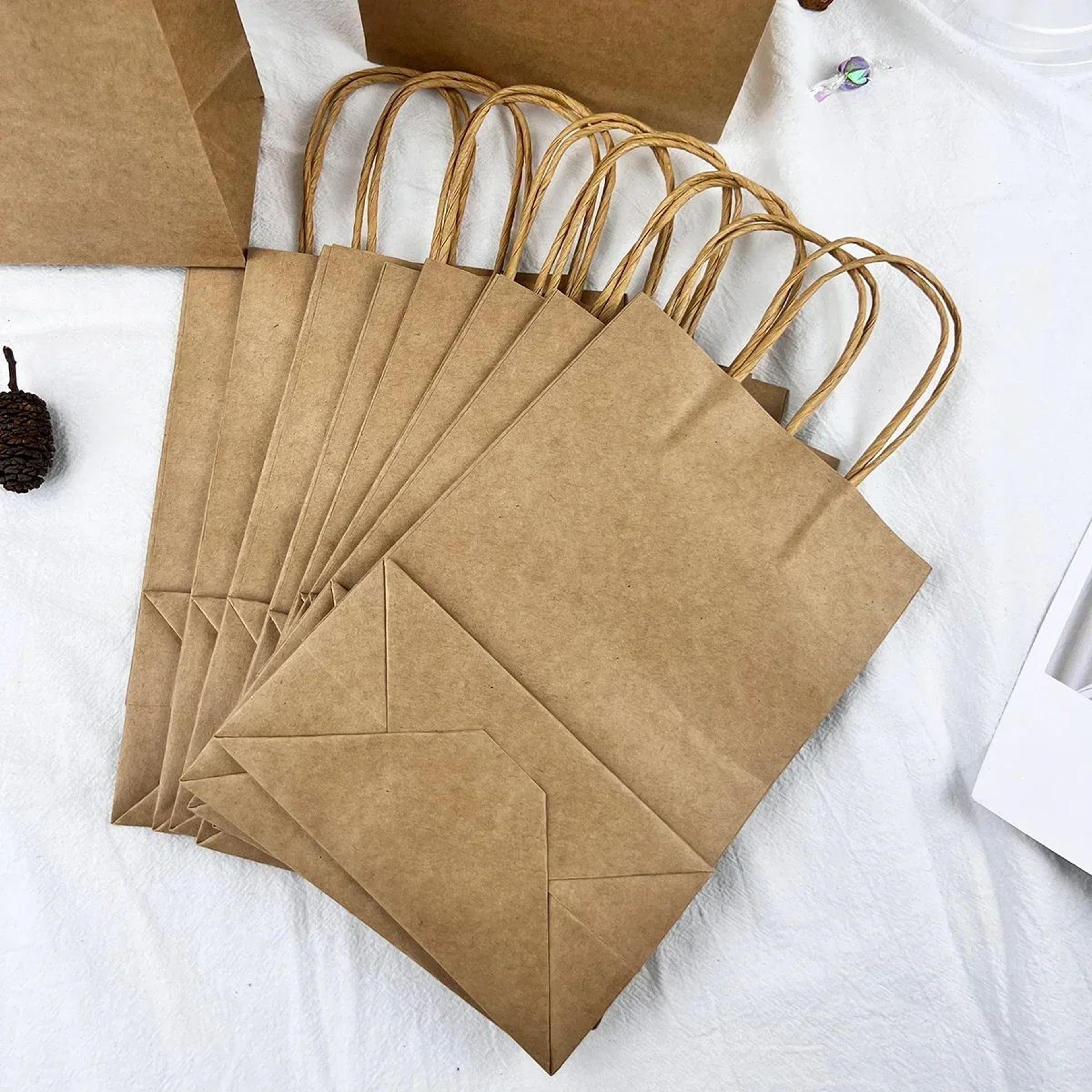 Kraft Paper Party Favor Bags For Birthday Gifts Candy And Shopping 13