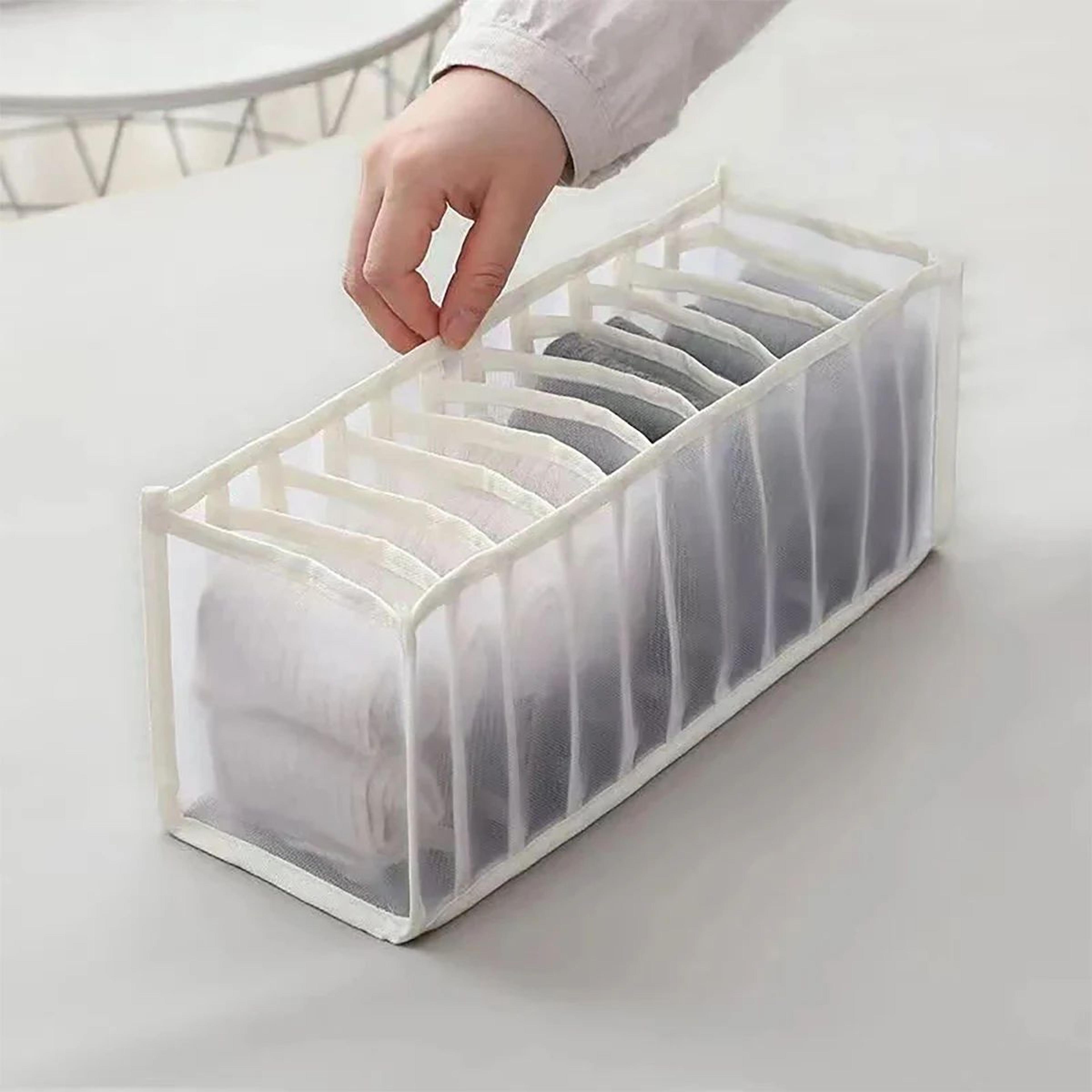 Foldable Underwear And Bra Drawer Organizer With Buckle Design 4