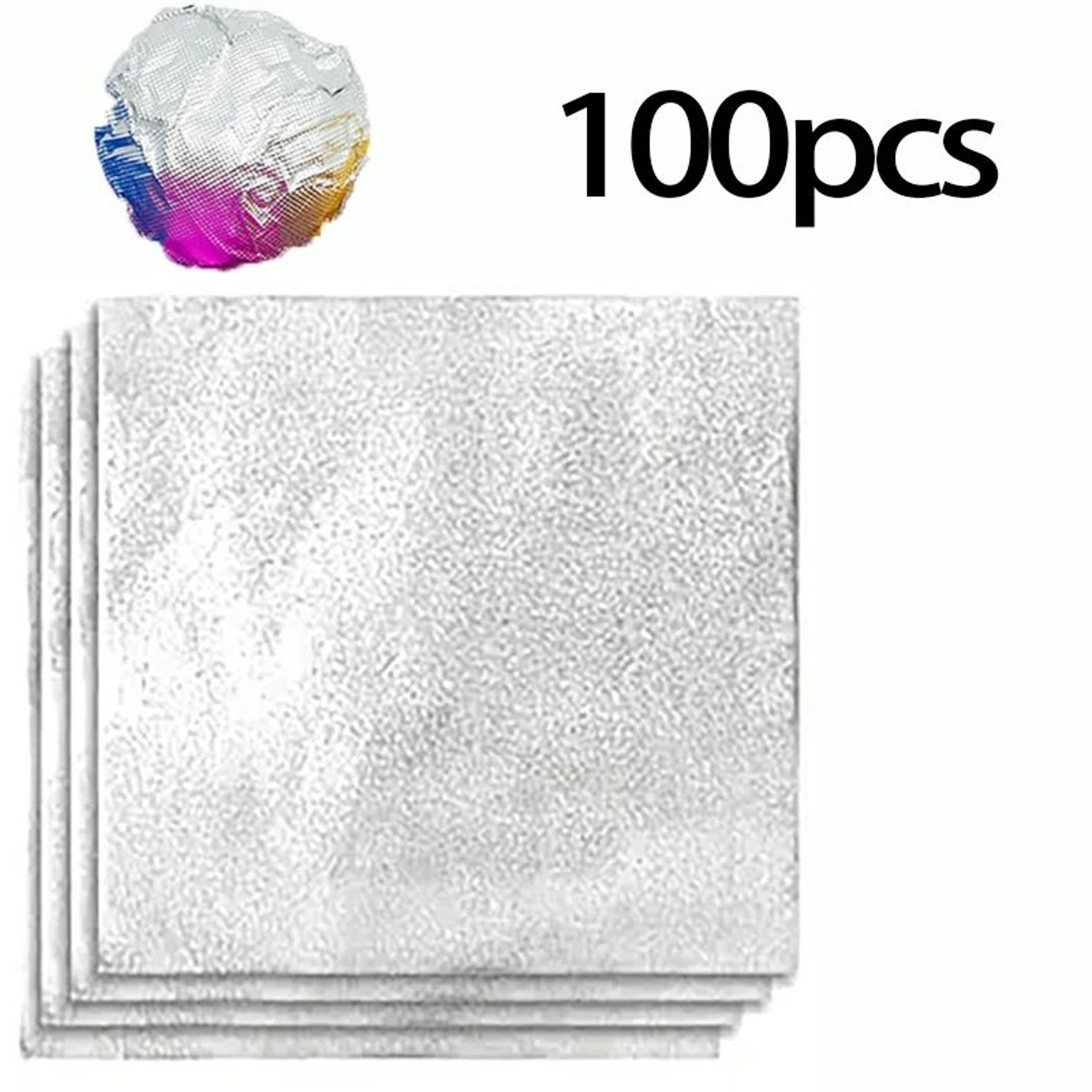 100 Piece Gold Foil Candy Wrapping Sheets For Chocolates And Wedding Favors 8