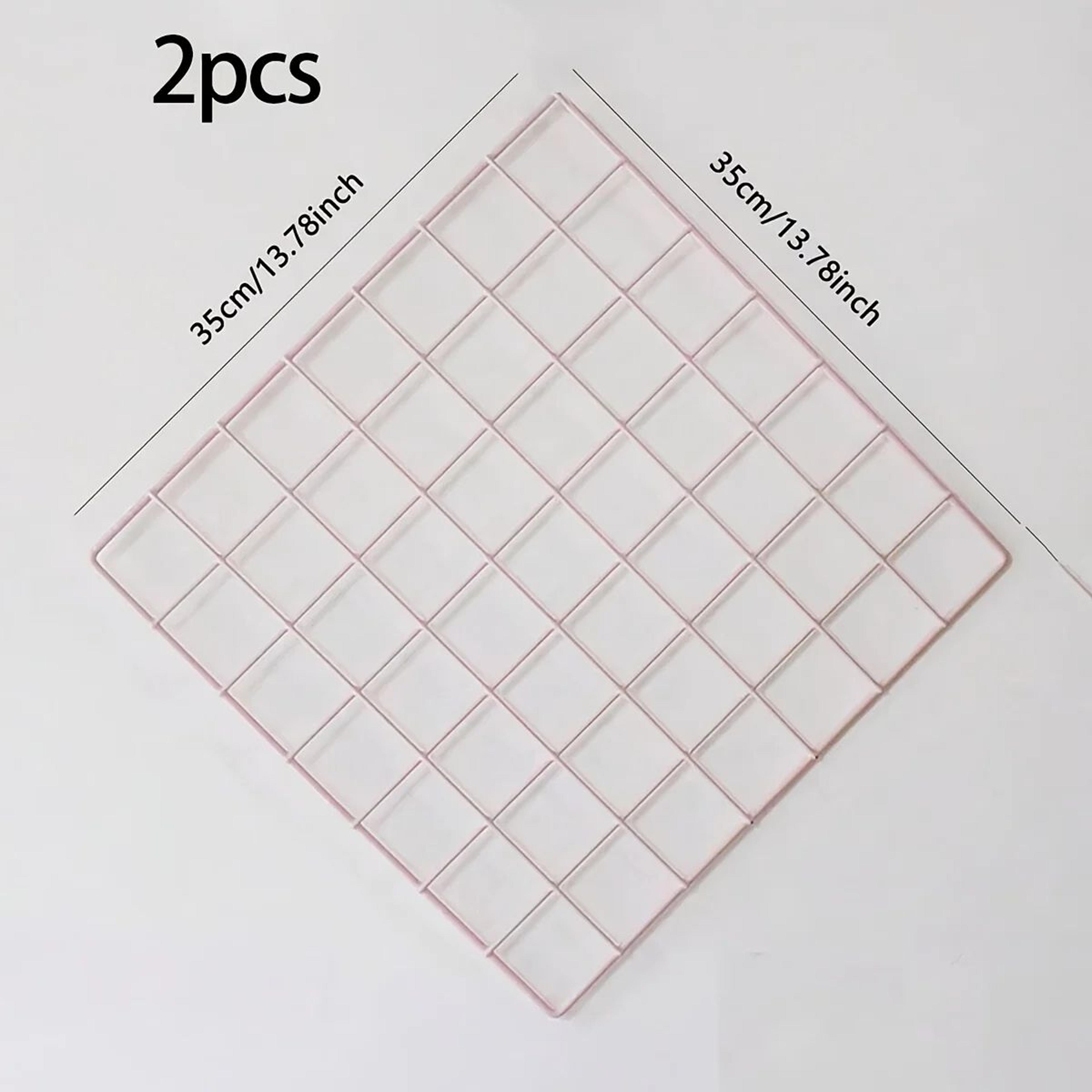 2 Piece Metal Wall Grid Panels For Photo And Art Display 6