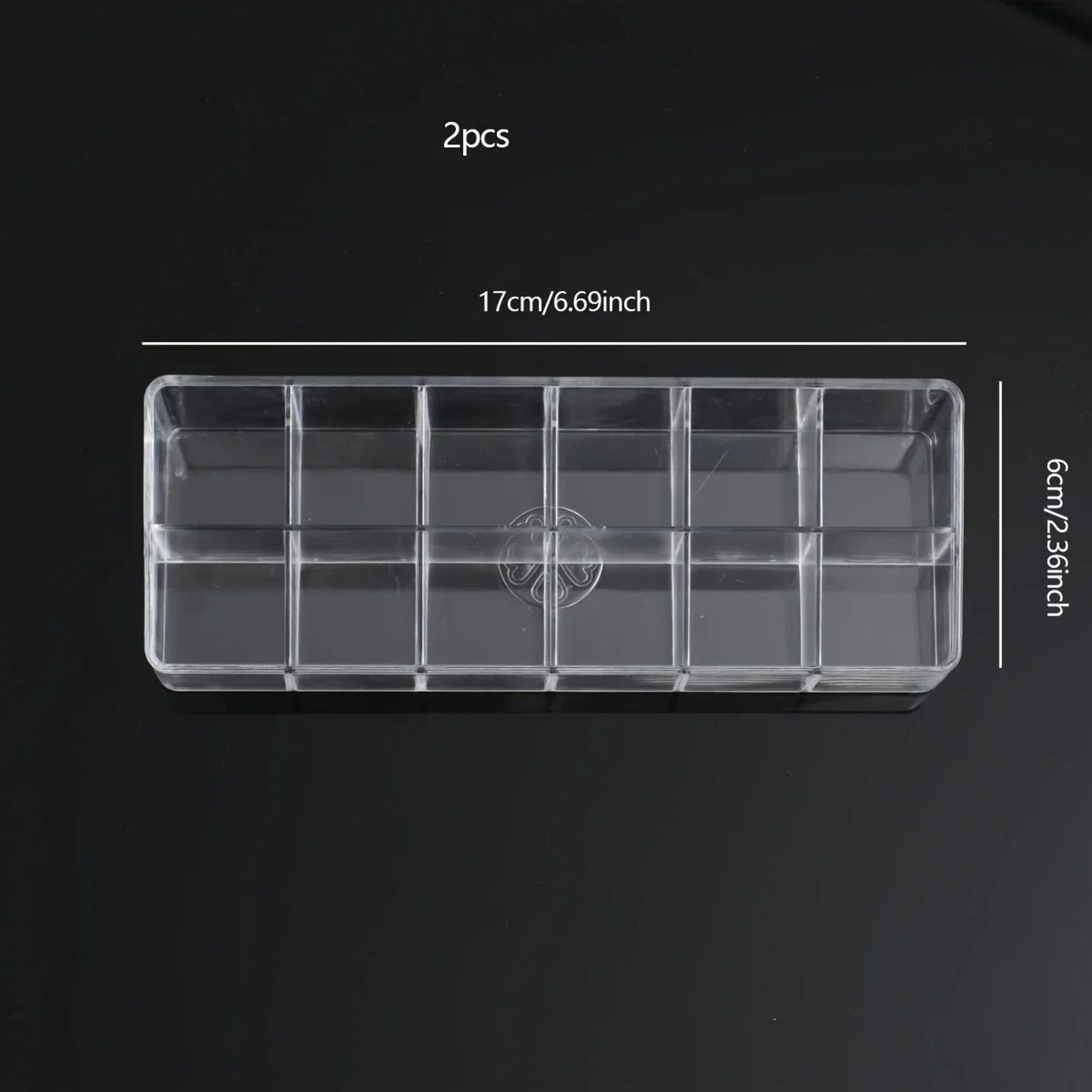 Clear 12 Compartment Lipstick Organizer And Makeup Display Stand 3