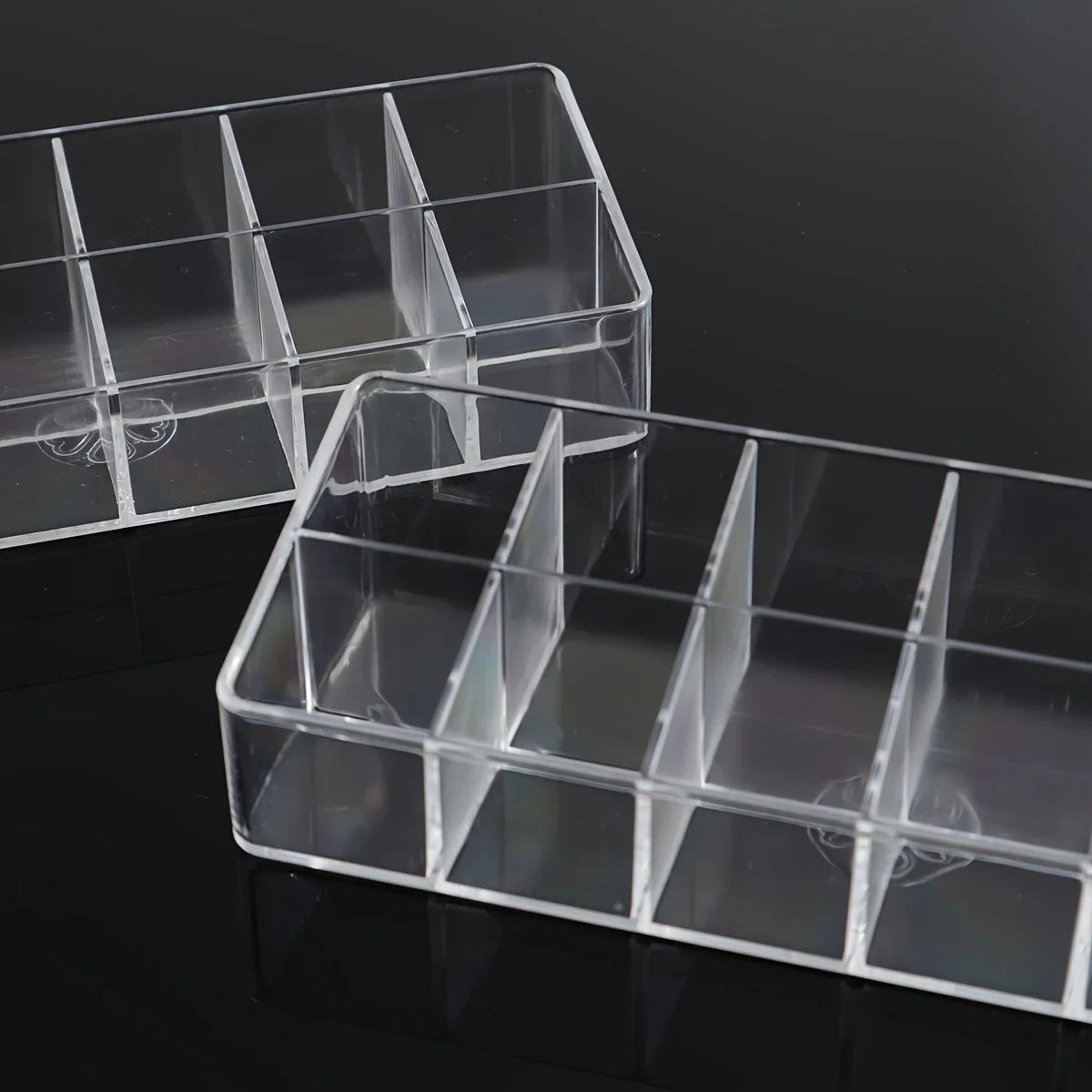Clear 12 Compartment Lipstick Organizer And Makeup Display Stand 5