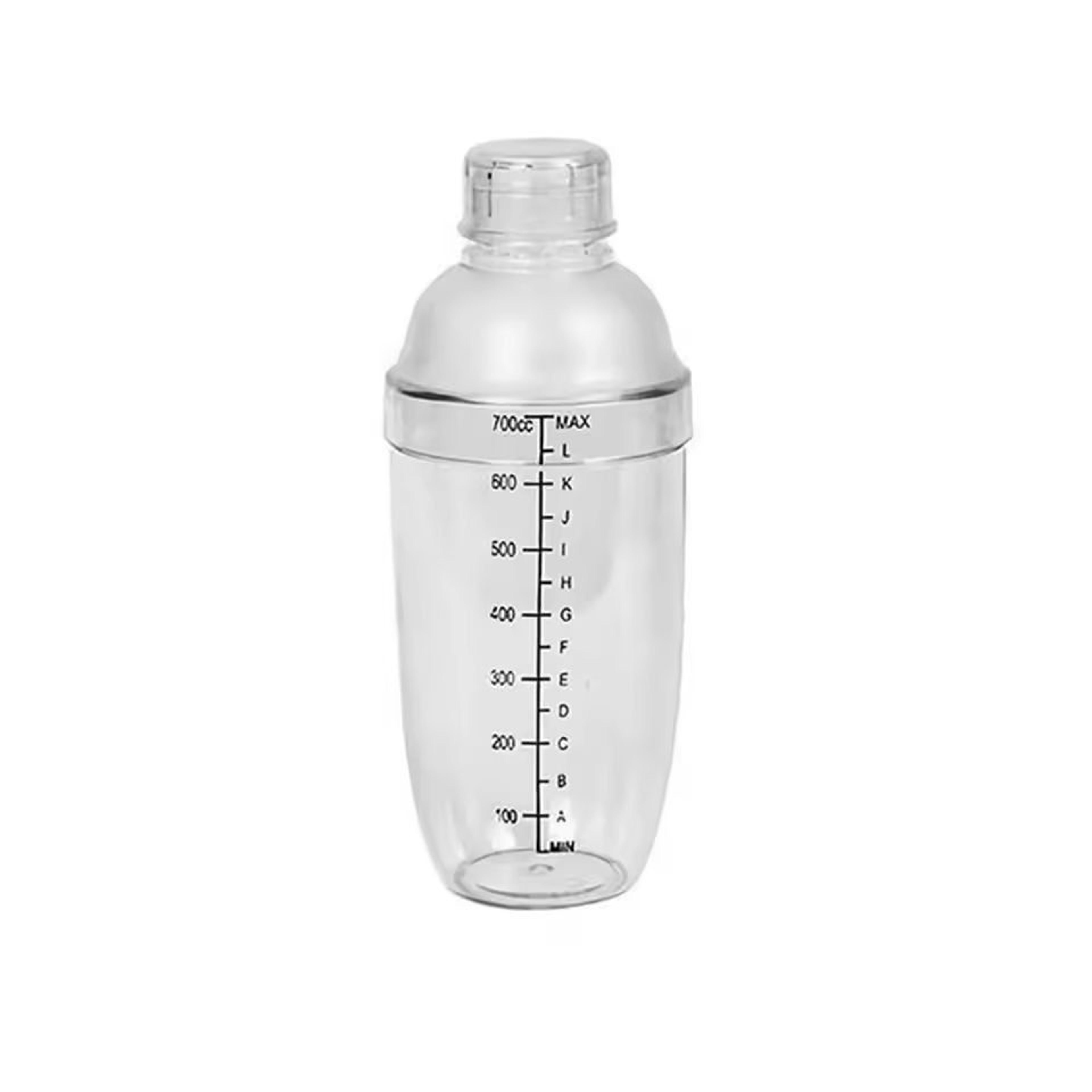 BaristaStyle Drink Mixer  Premium Plastic Cocktail Shaker With Measuring Scales 3501000 Ml 5
