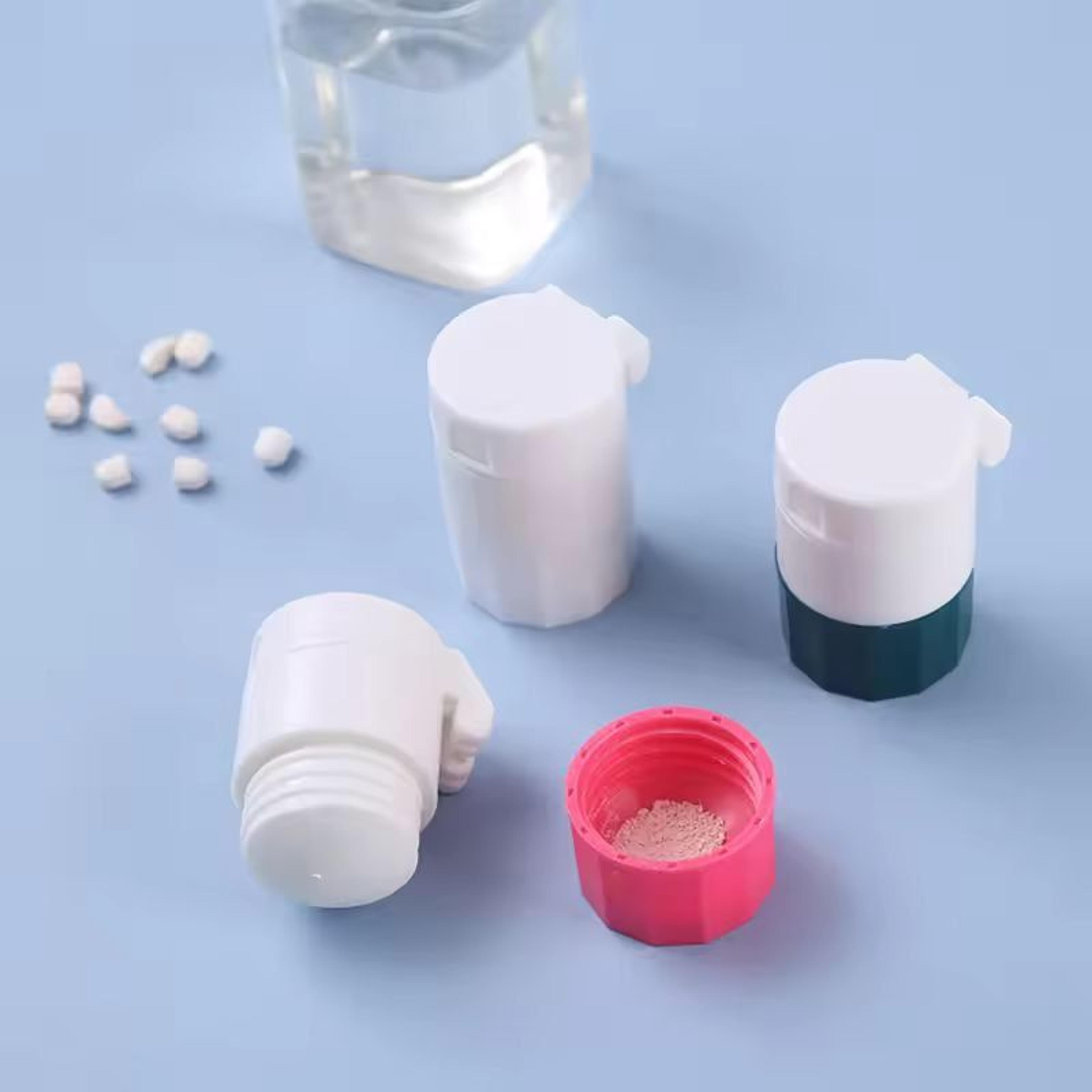 Compact 4in1 Travel Pill Cutter  Grinder Box 3