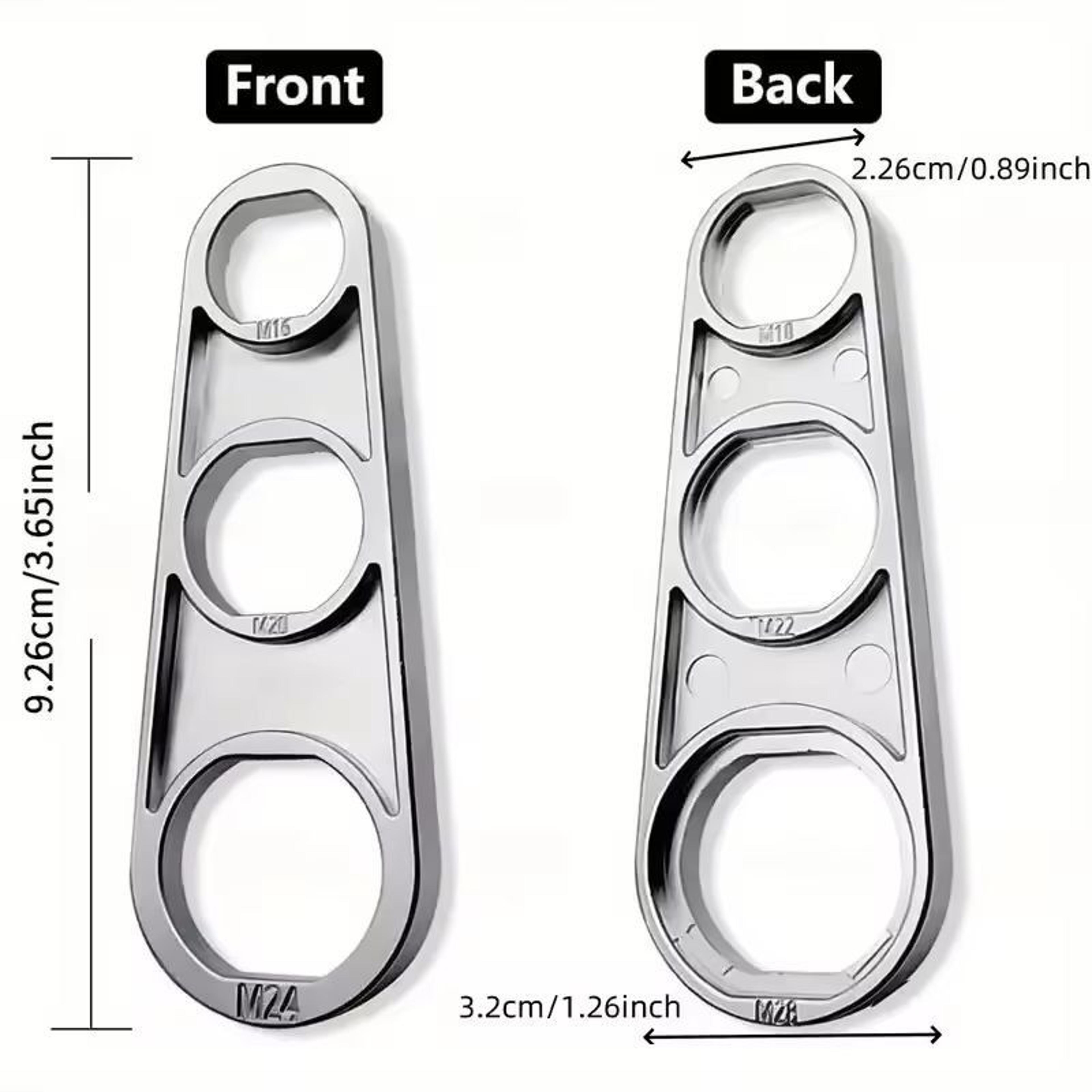 Universal 6in1 Faucet Aerator Key Wrench  HeavyDuty Zinc Tool For Kitchen  Bathroom Faucet Maintena 5