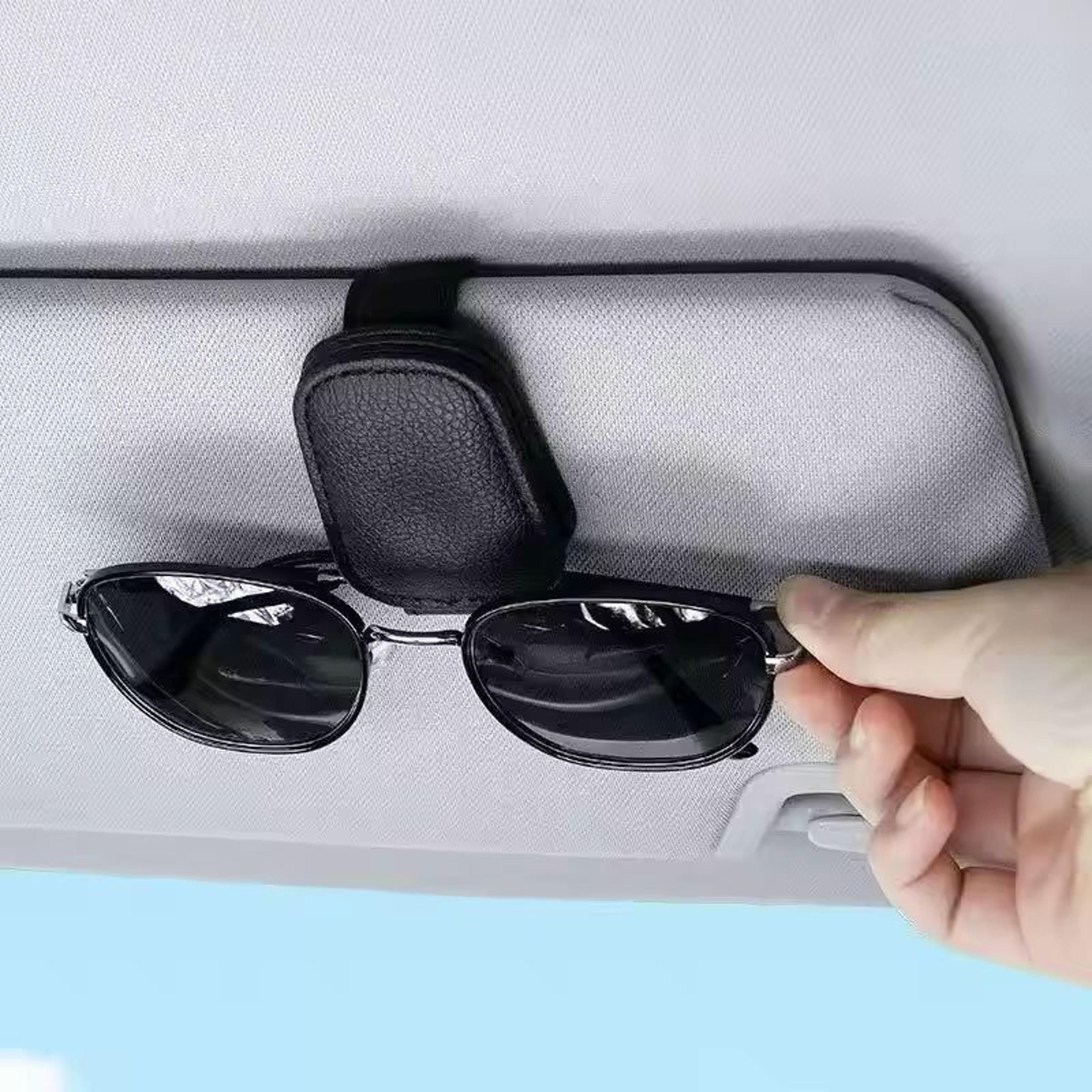 Compact Universal Car Visor Organizer Clip  Easy Sunglasses  Ticket Holder 2
