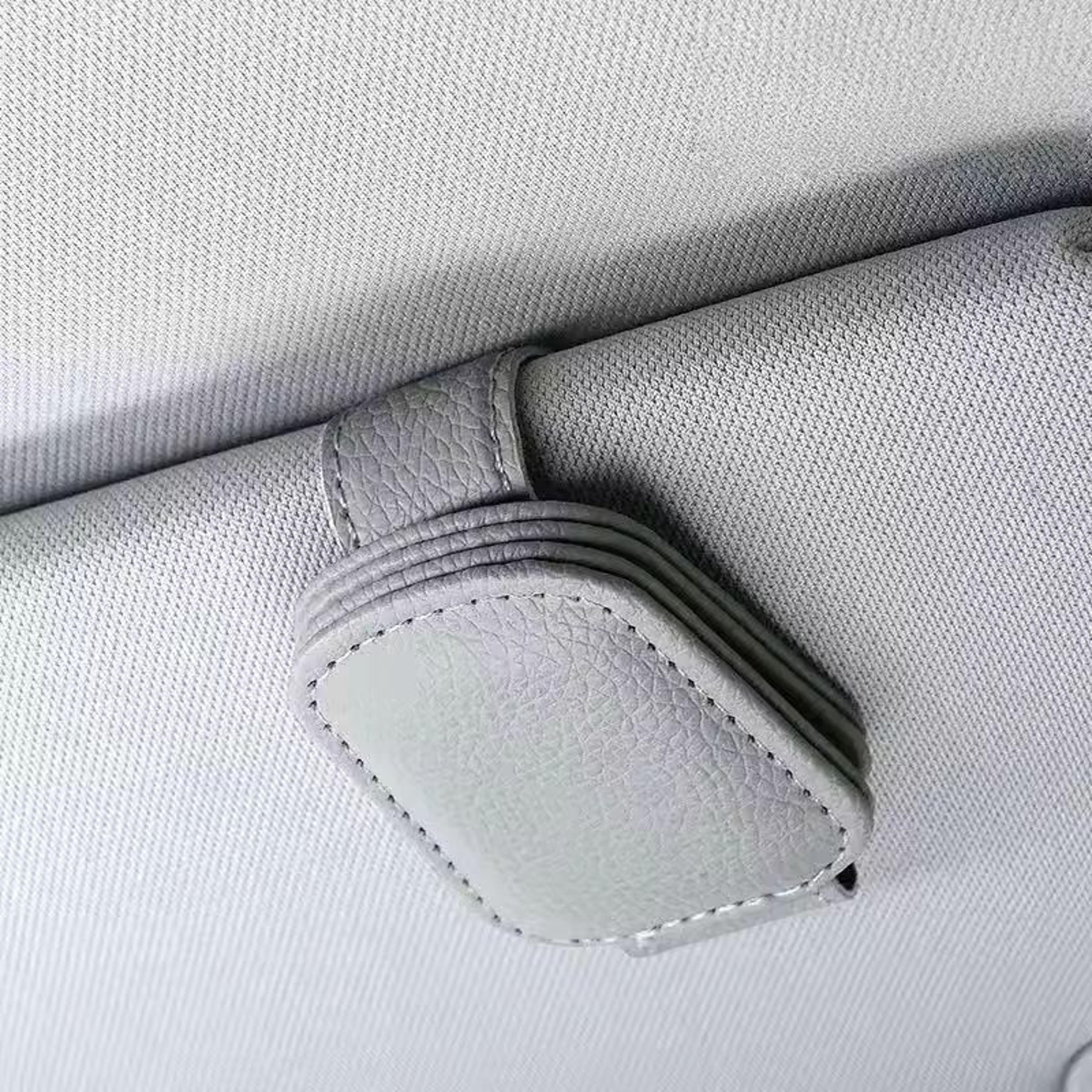 Compact Universal Car Visor Organizer Clip  Easy Sunglasses  Ticket Holder 6