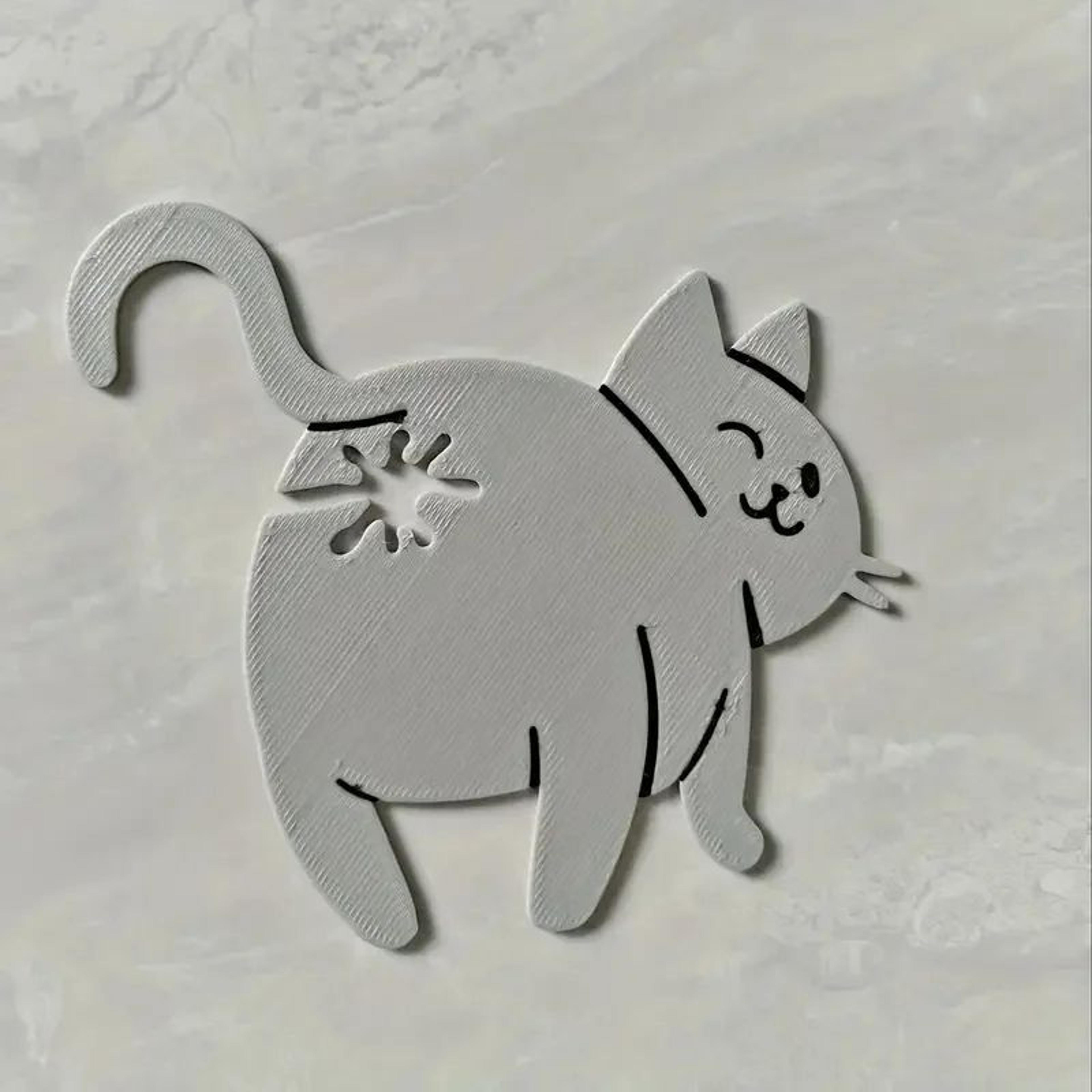 Cat Butt Bag Clip Set  3D Printed Food Bag Sealer  Funny Chip Bag Clip For Cat Lovers 6