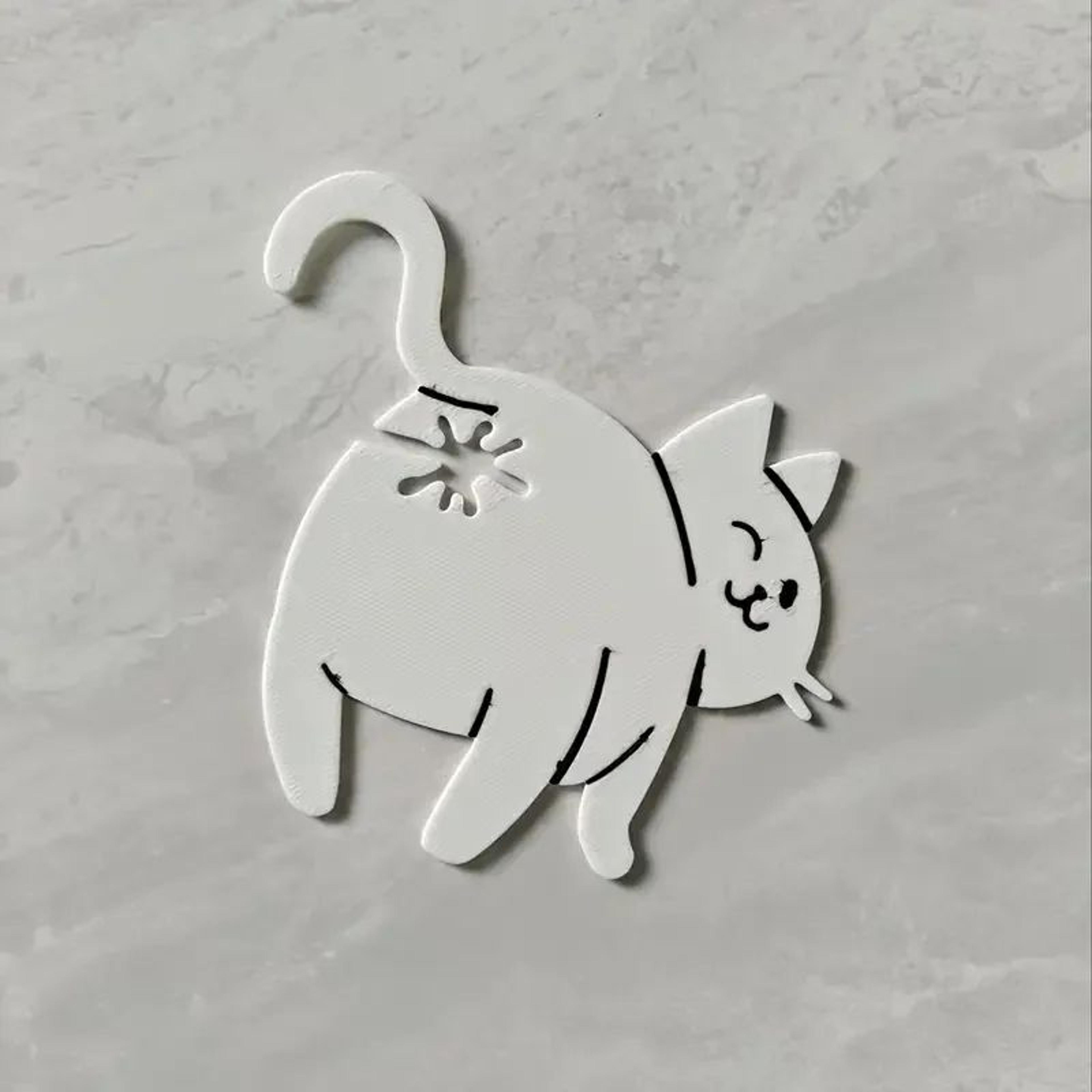 Cat Butt Bag Clip Set  3D Printed Food Bag Sealer  Funny Chip Bag Clip For Cat Lovers 7