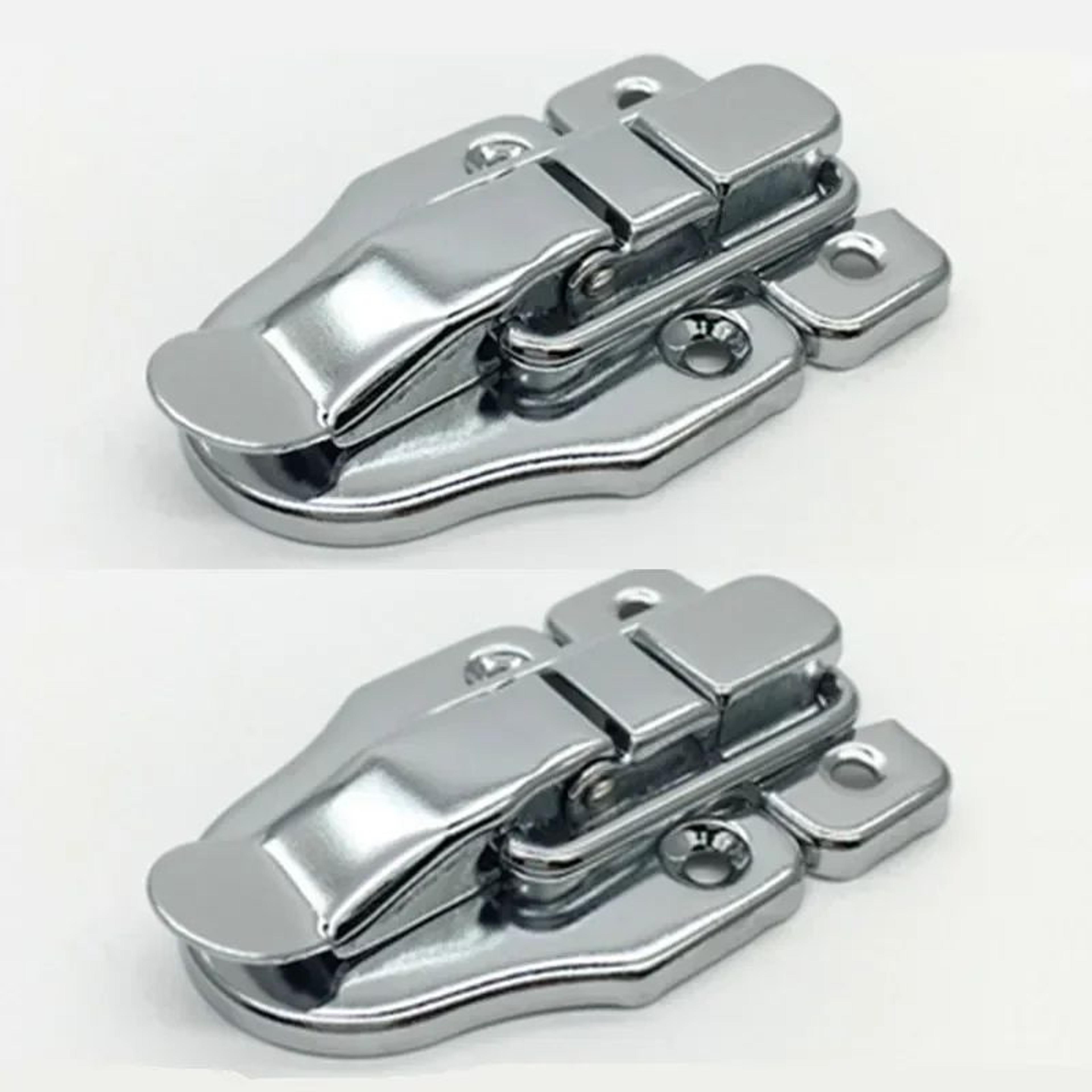 vintage wood box hasp – decorative jewelry box latch & suitcase clasp (40x62 mm)