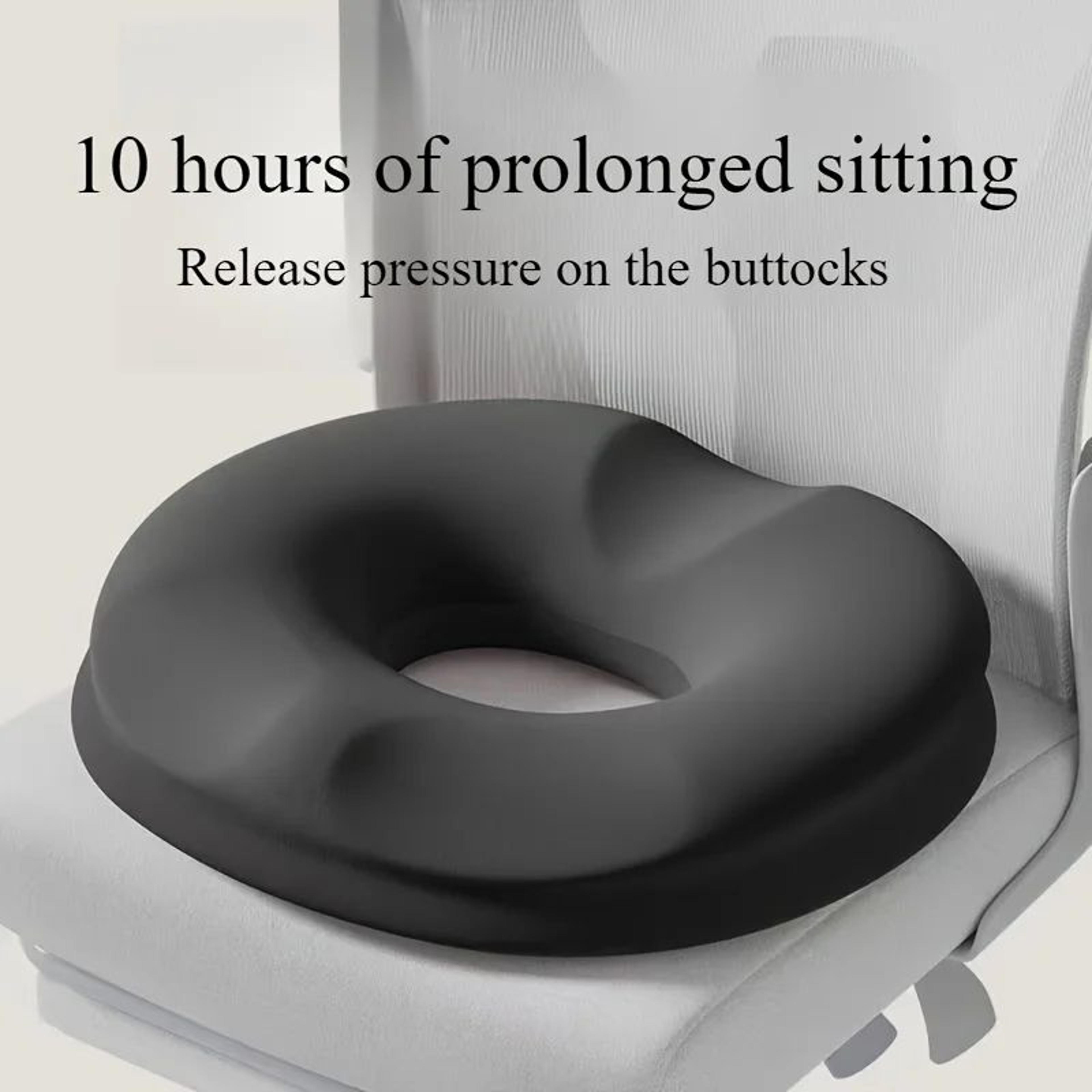 ComfortPlus Memory Foam Donut Cushion  Tailbone  Hemorrhoid Relief Seat Pad 6