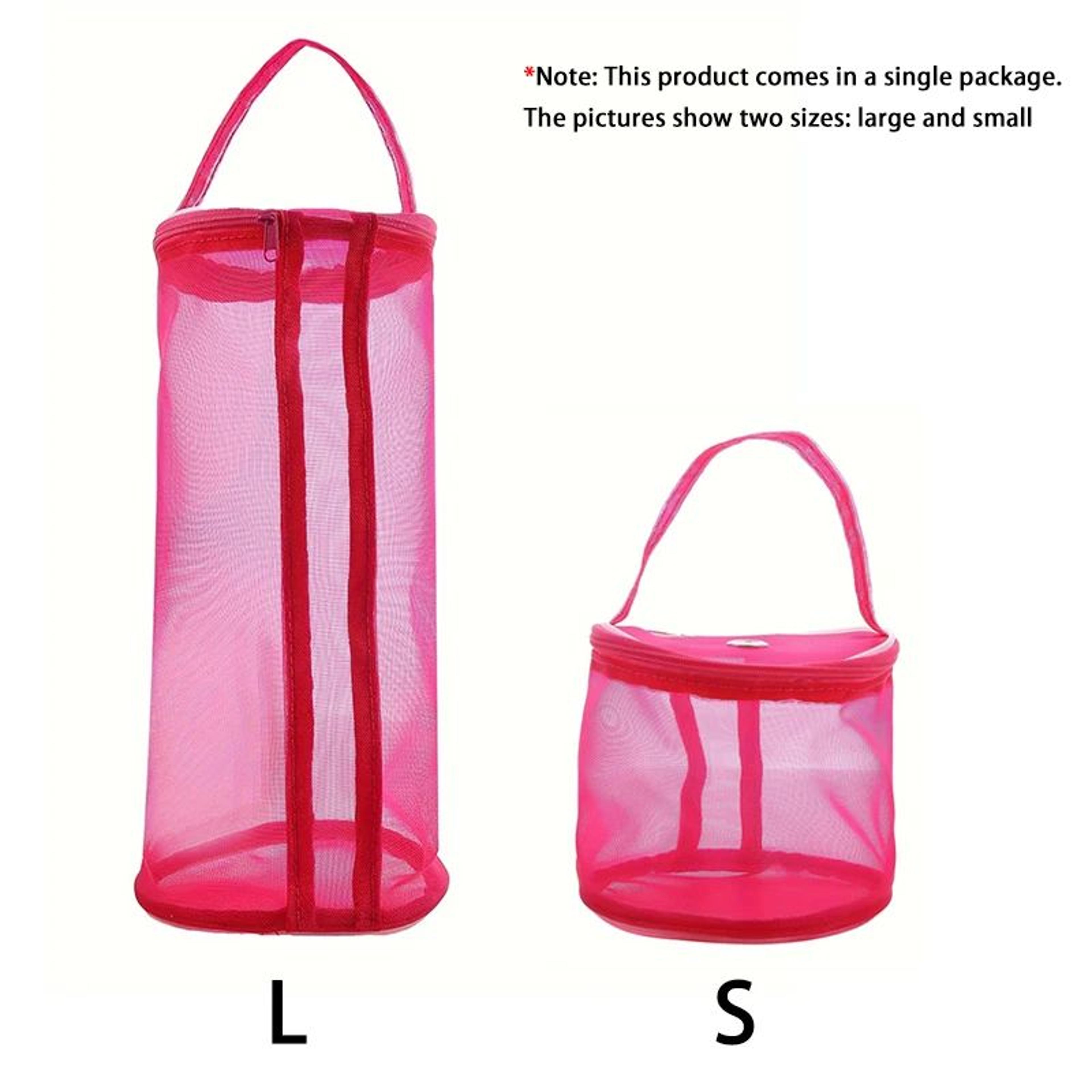 Portable Mesh Yarn Storage  Crochet Project Bag Organizer 6