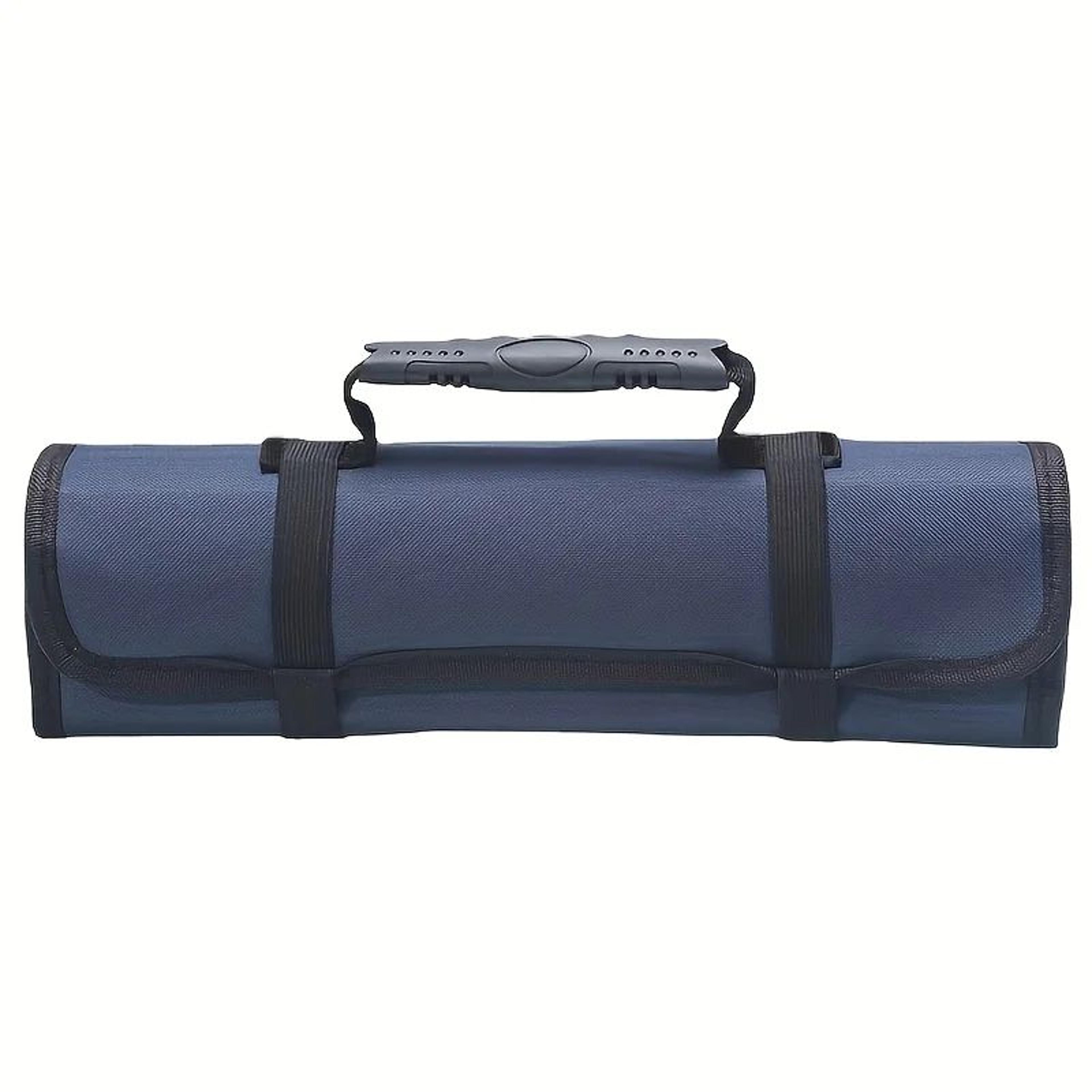 Compact 22Pocket Canvas Wrench Roll  Portable Tool Roll Bag For Hand Tools 11