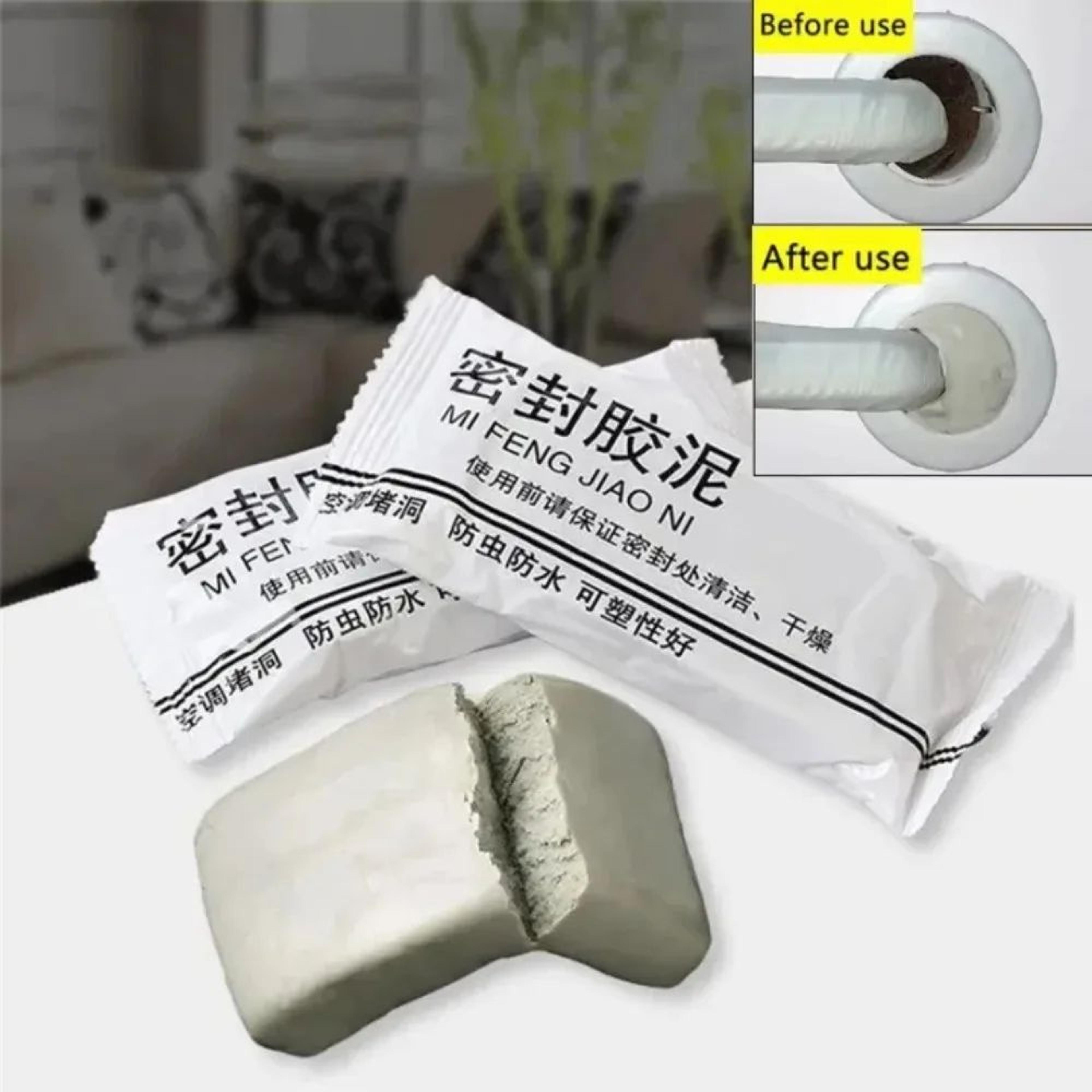 premium waterproof wall hole filler – flexible rubber sealant for pipes & ac holes