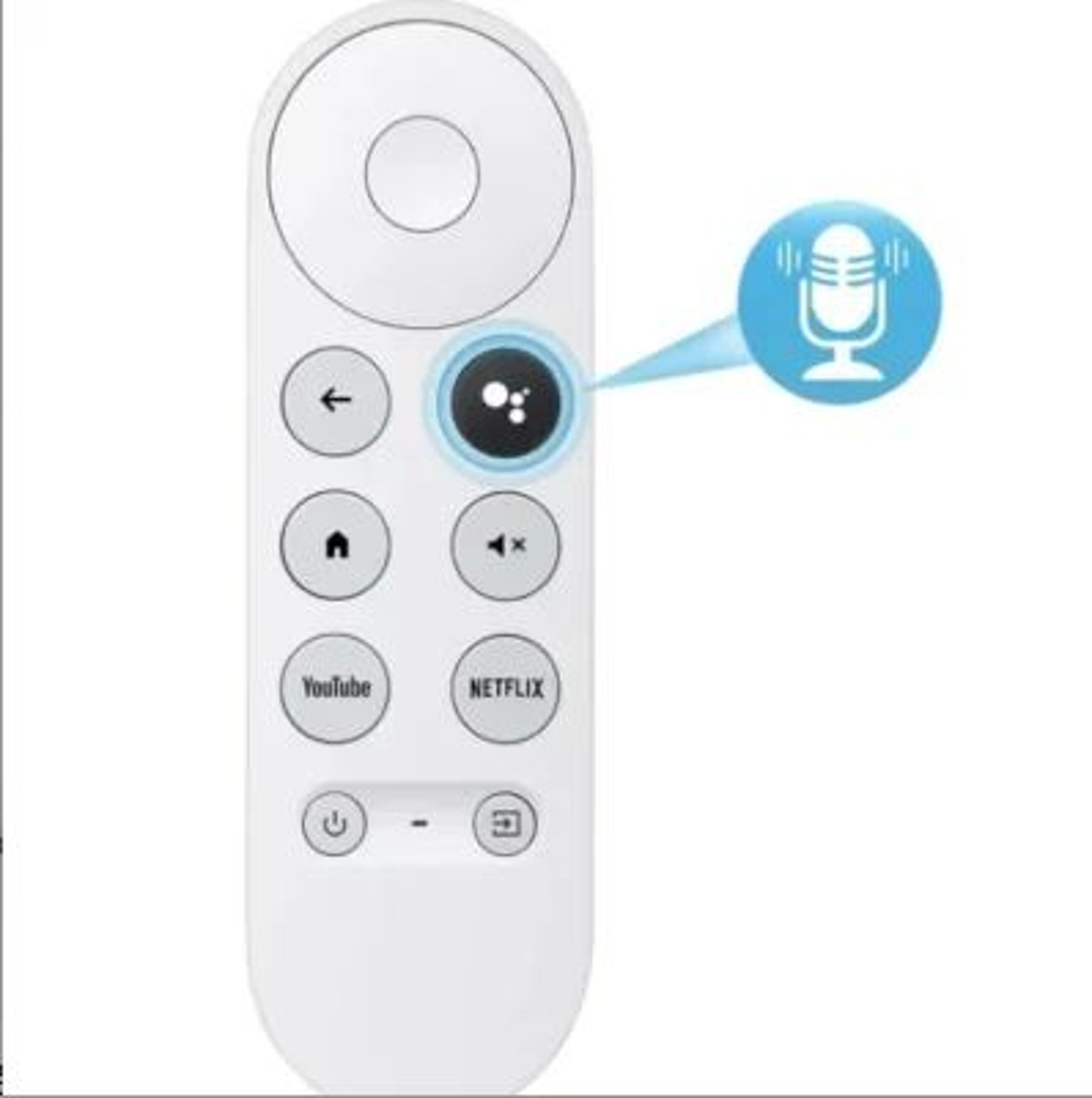 Google TV Snow Voice Remote Replacement For Streaming Devices 7