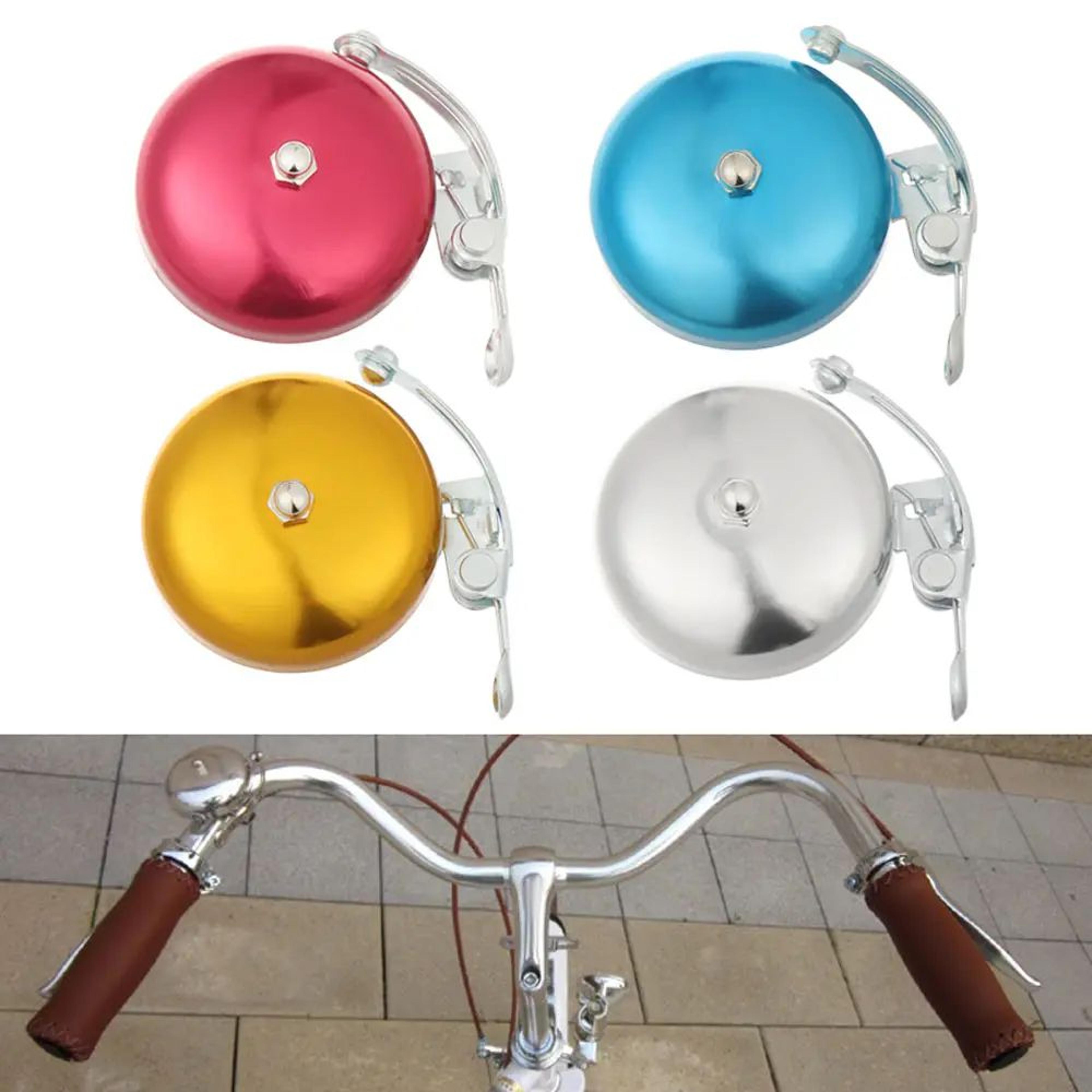 retro aluminum alloy bike bell – loud universal handlebar bell for mountain & city bikes