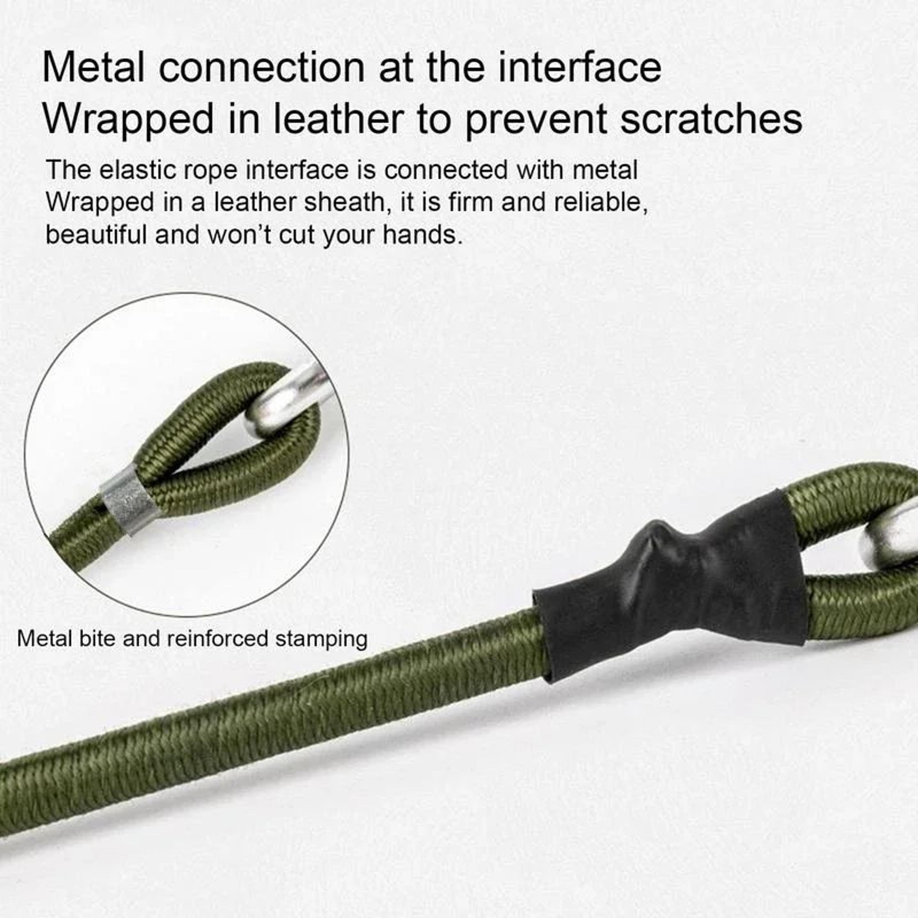 Heavy Duty Carabiner Bungee Cord TieDown Straps For Kayak Camping  Cargo 1