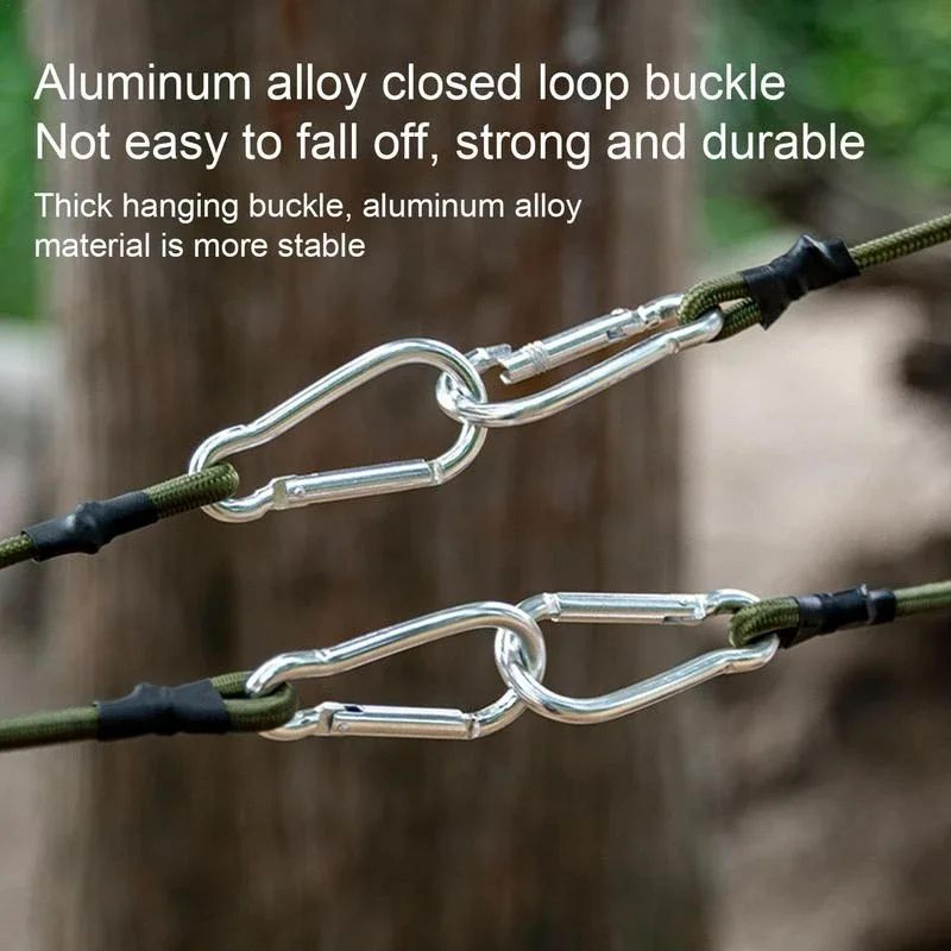 Heavy Duty Carabiner Bungee Cord TieDown Straps For Kayak Camping  Cargo 3