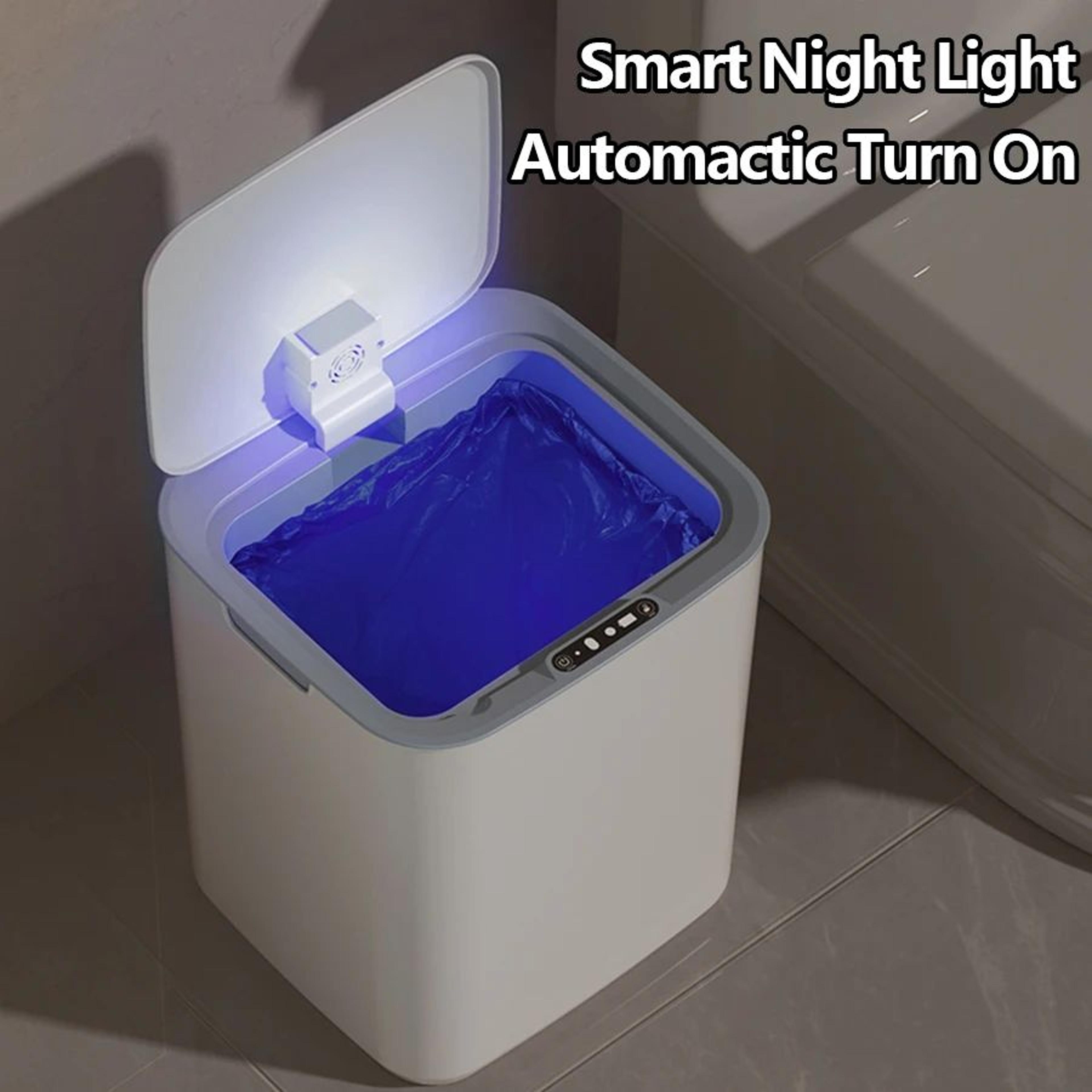 ONEKA 22L Touchless Smart Trash Can  Automatic Motion Sensor Kitchen  Office Trash Bin 3