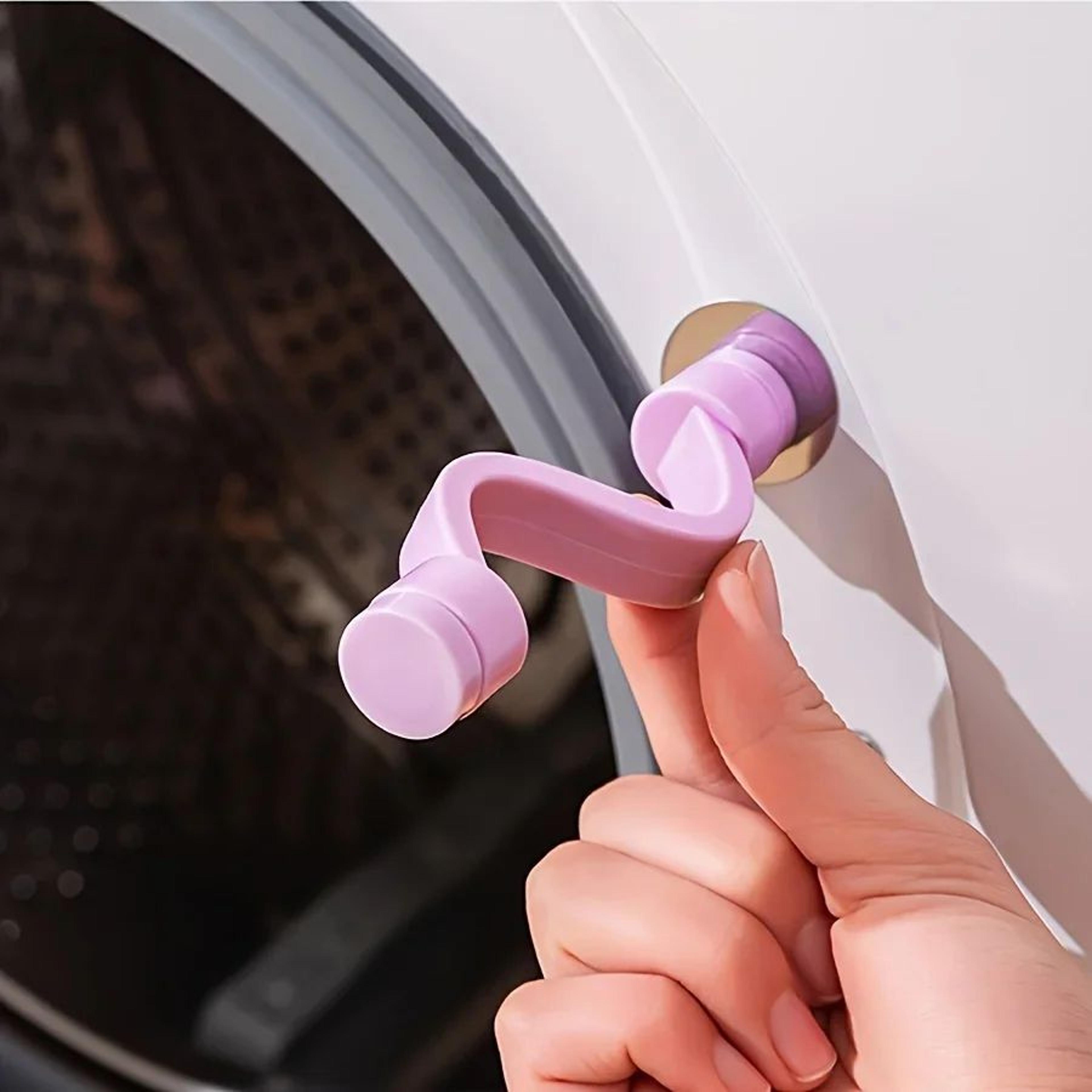 magnetic washing machine door prop vent clip - front load washer door stopper for odor & moisture control