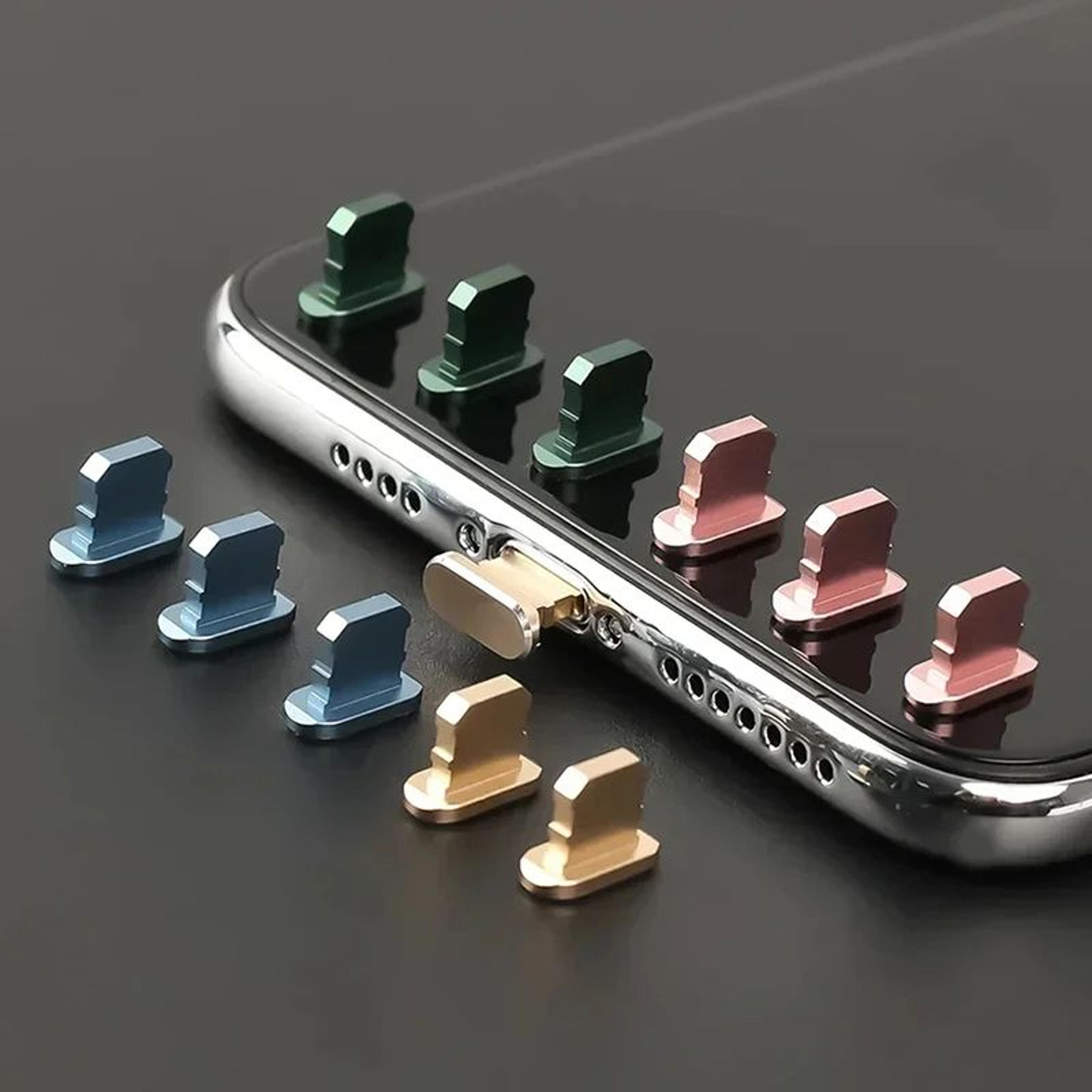 Metal Lightning Port Dust Plug For IPhone  Charging Port Protector Against Lint  Debris 5