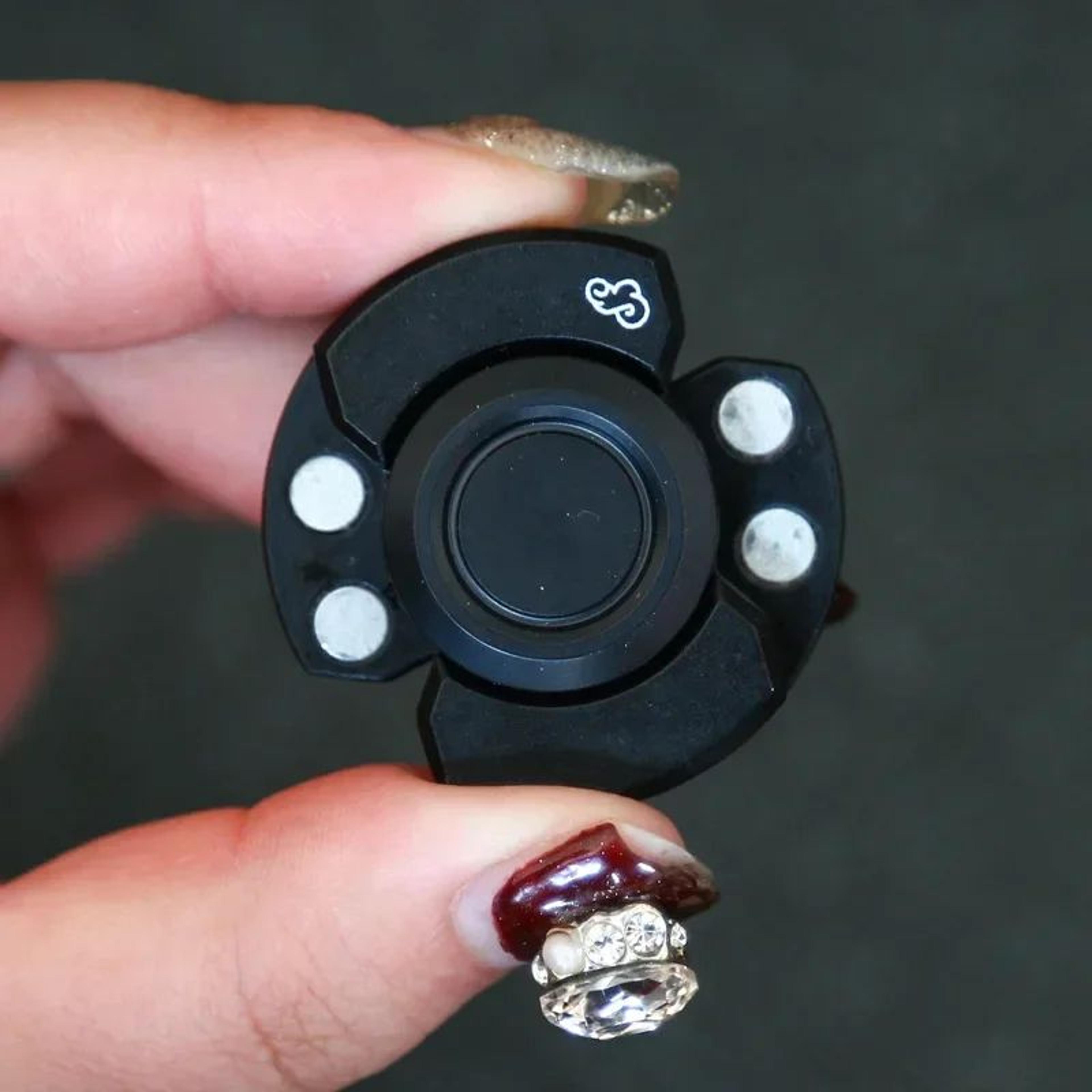 3in1 Stainless Steel Fidget Spinner Slider Clicker  Premium Stress Relief EDC Toy 5