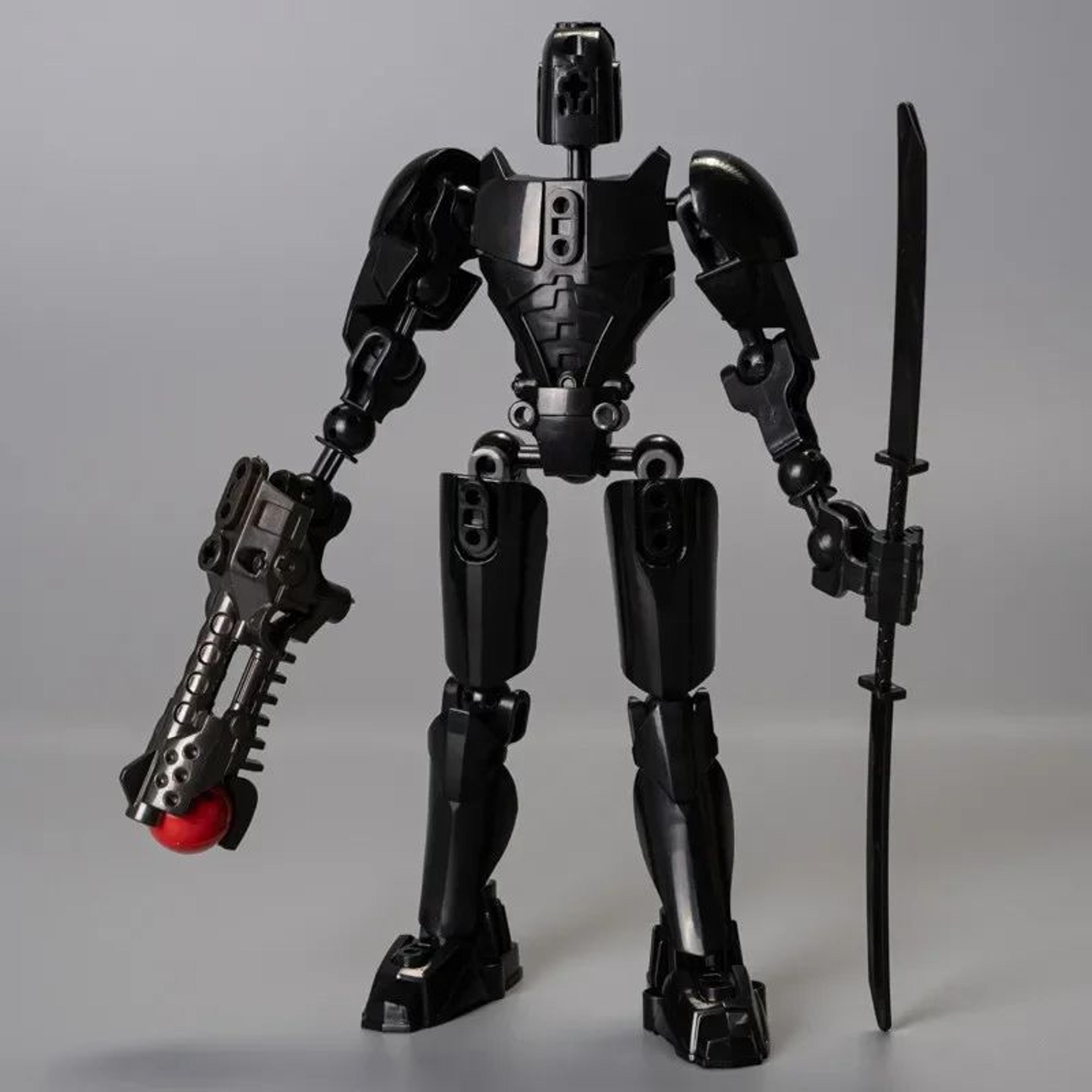 Dummy 13 Building Block Warrior  MultiJointed Poseable 3D Printed Mannequin Action Figure 7