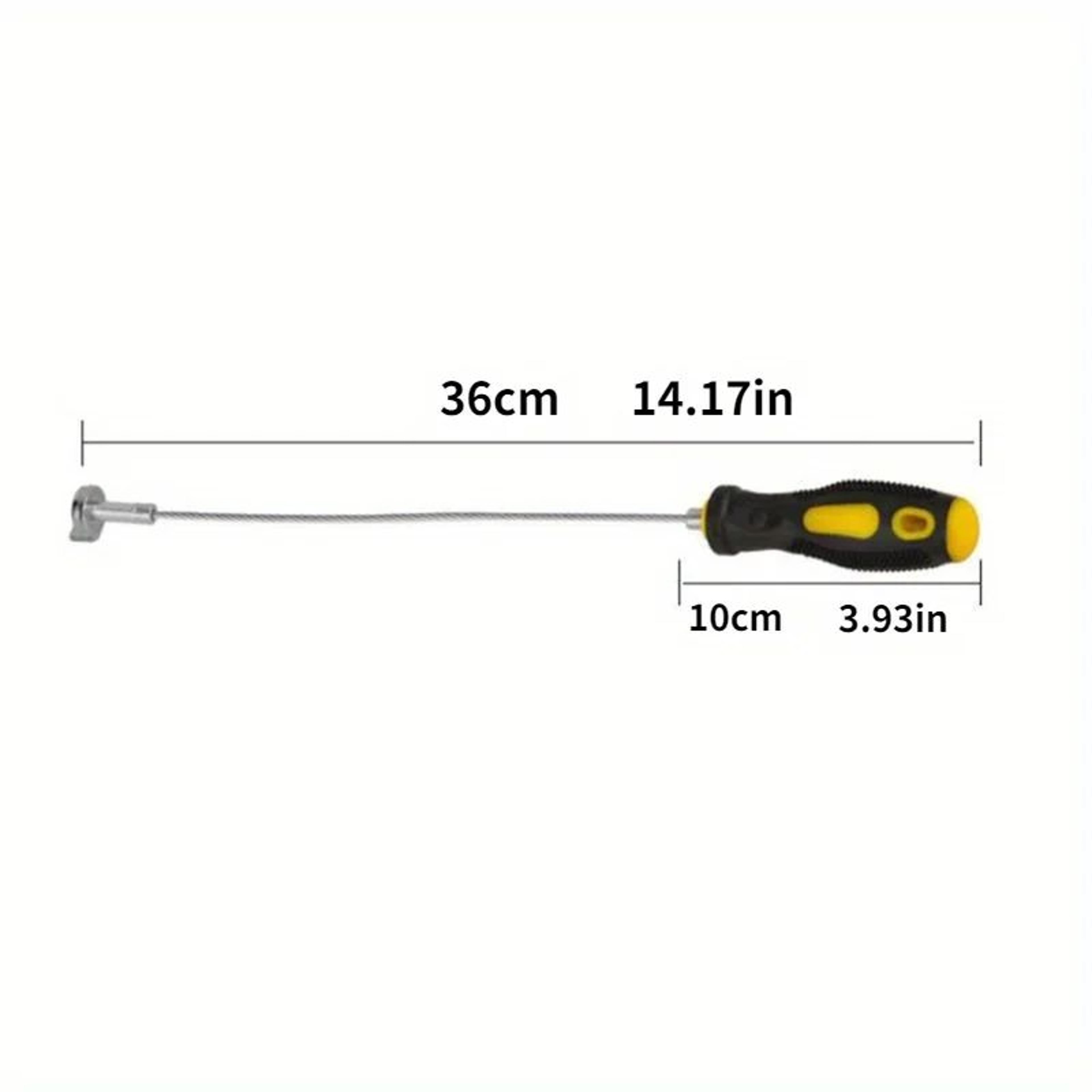 Magnetic Oil Drain Plug Remover Tool  Flexible AntiScald Oil Pan Screw Pickup Wrench 1