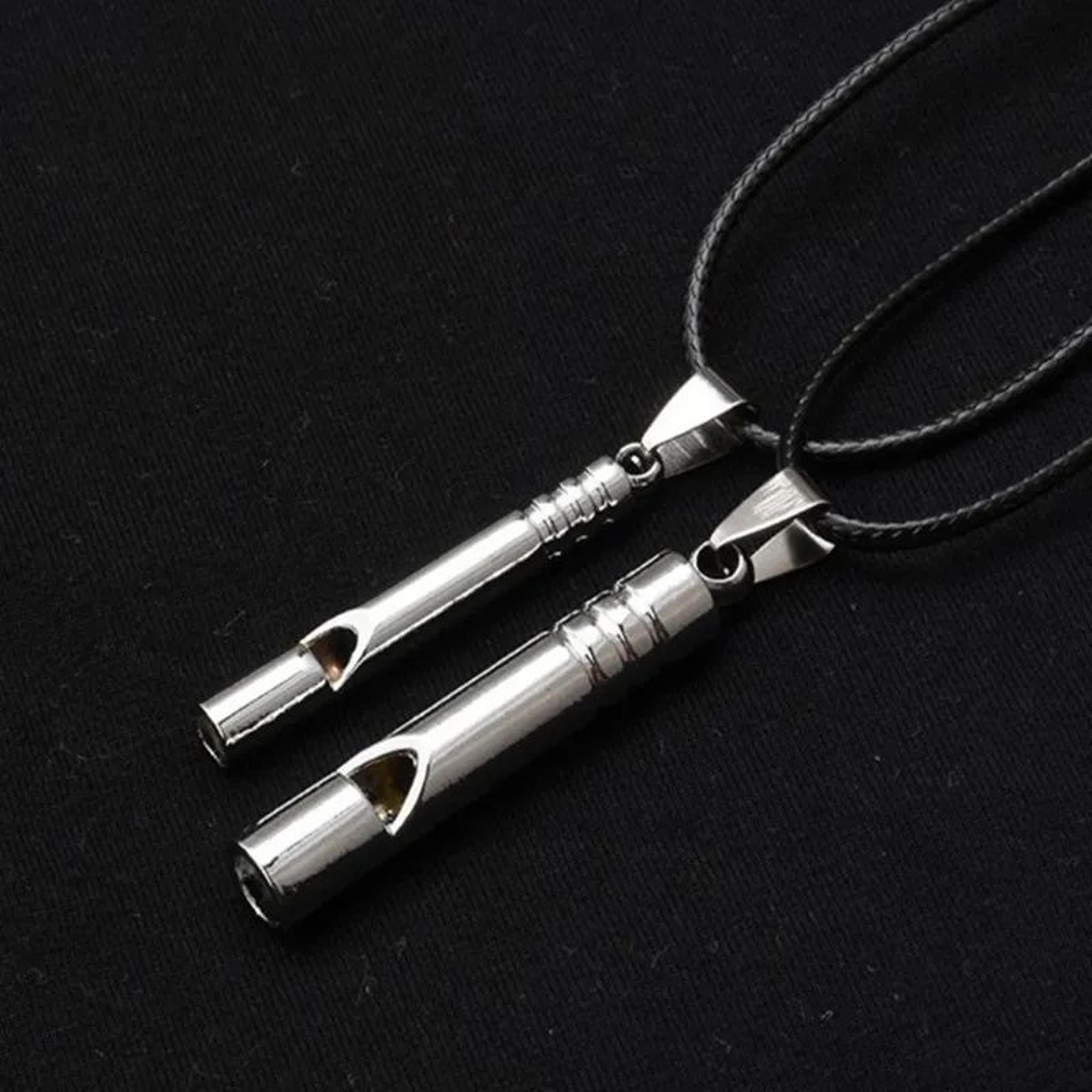 Outdoor Survival Whistle  Loud Emergency Whistle For Hiking Camping  Safety Keychain 5