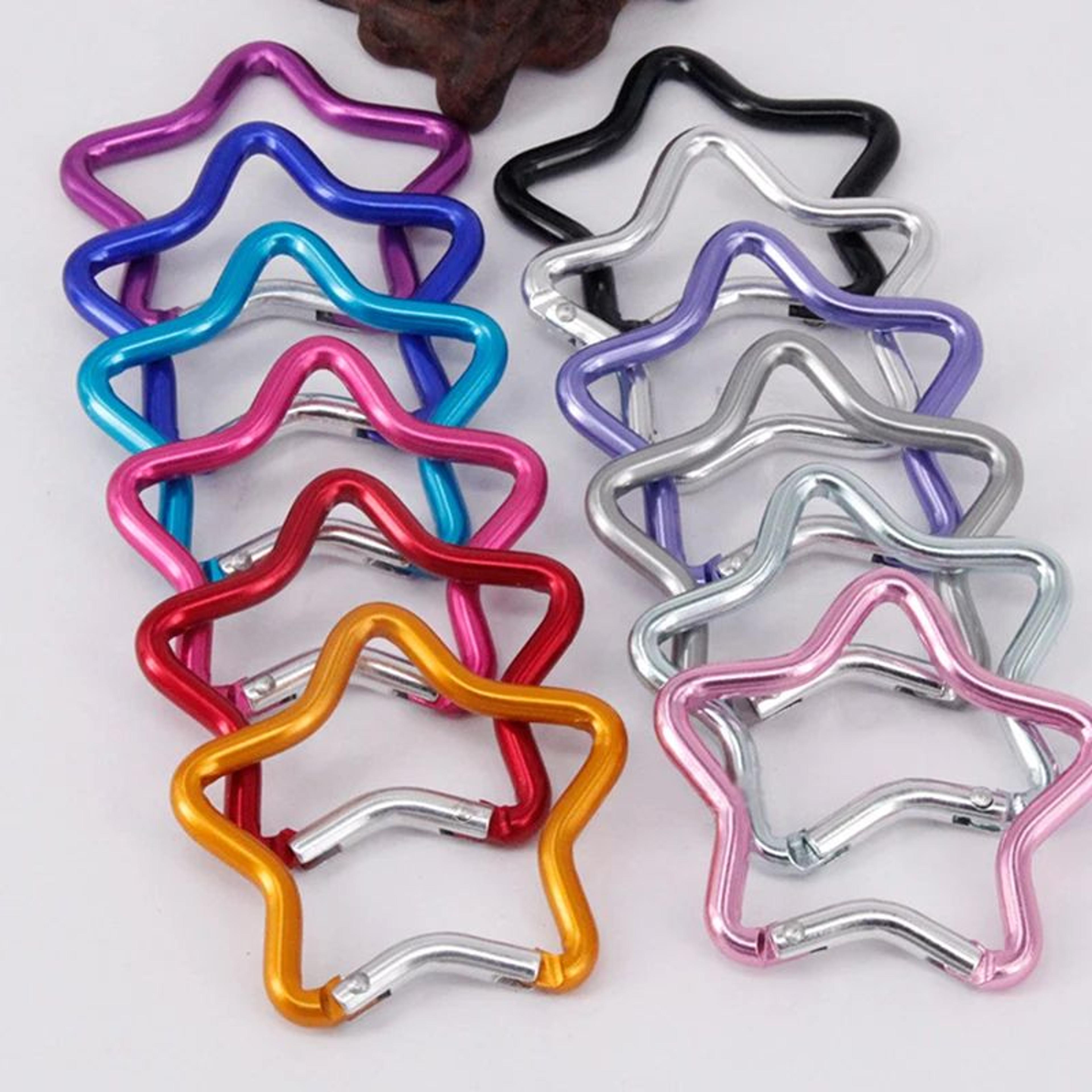 StarLock Aluminum Alloy Star Shaped Carabiner Clip For Backpack Keys  Outdoor Gear 1