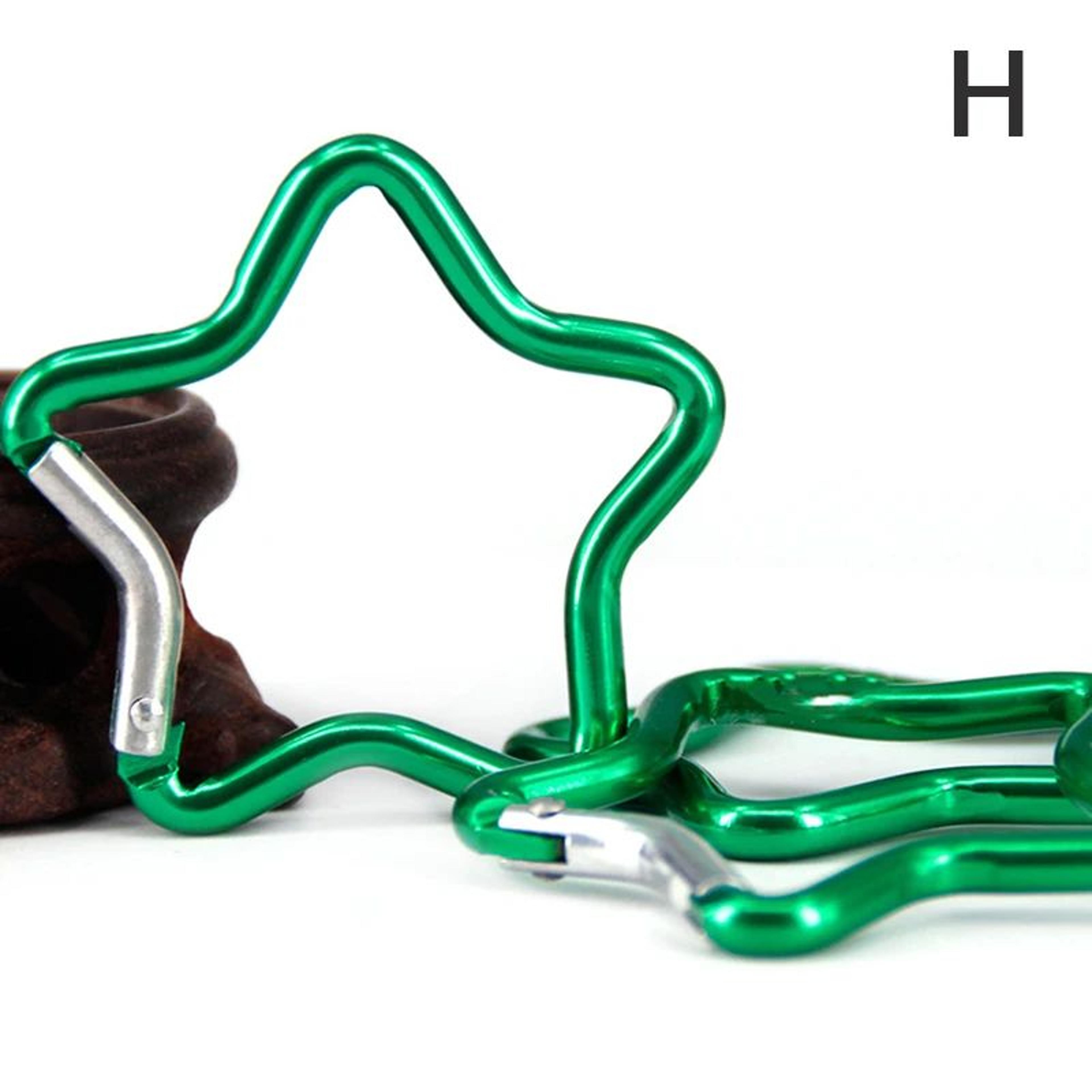 StarLock Aluminum Alloy Star Shaped Carabiner Clip For Backpack Keys  Outdoor Gear 13