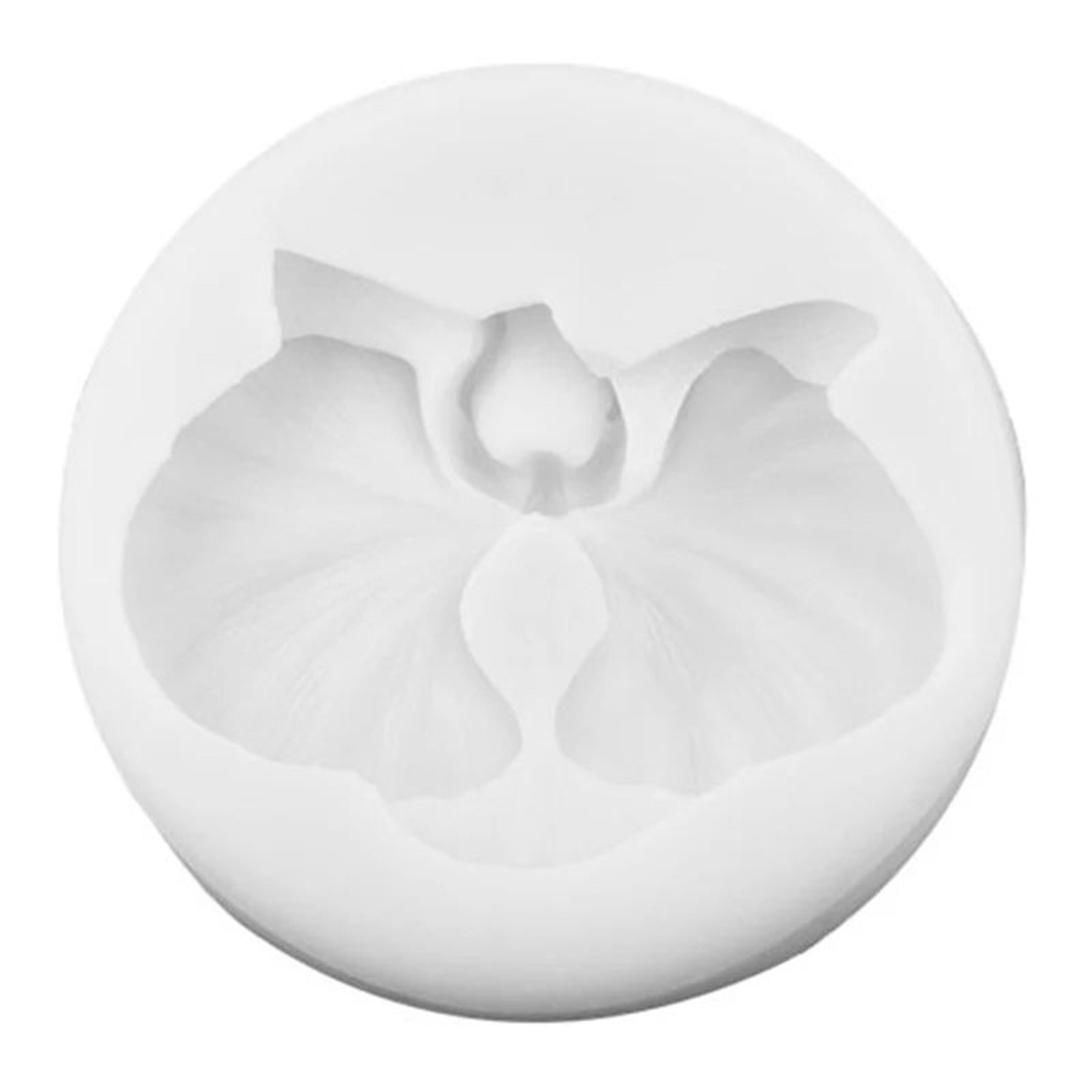 Orchid Flower Silicone Mold For Fondant Chocolate  Cake Decorating  Reusable FoodGrade DIY Craft Mo 6