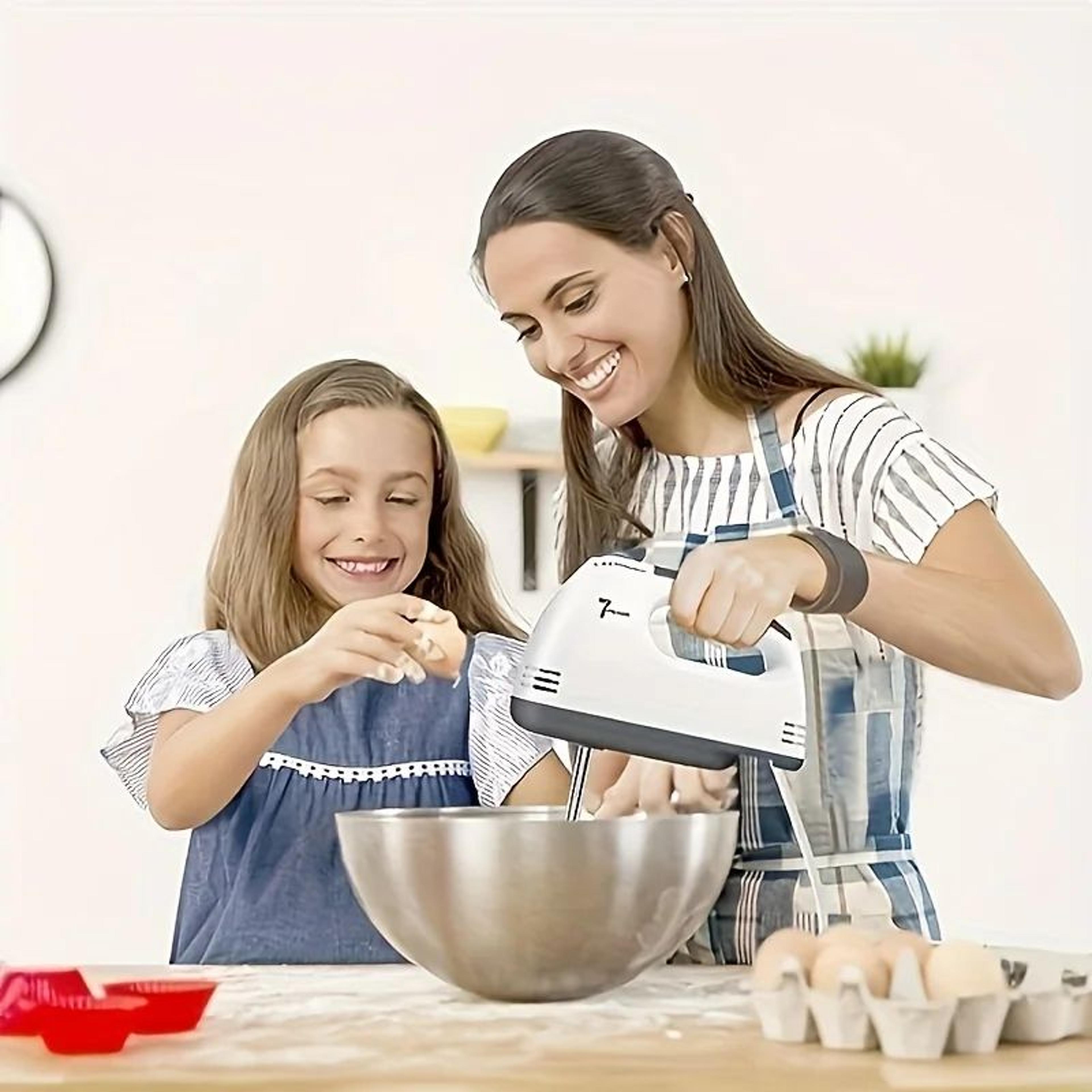 PowerWhisk Electric Hand Mixer With Spiral Whisk  Dough Hooks 2