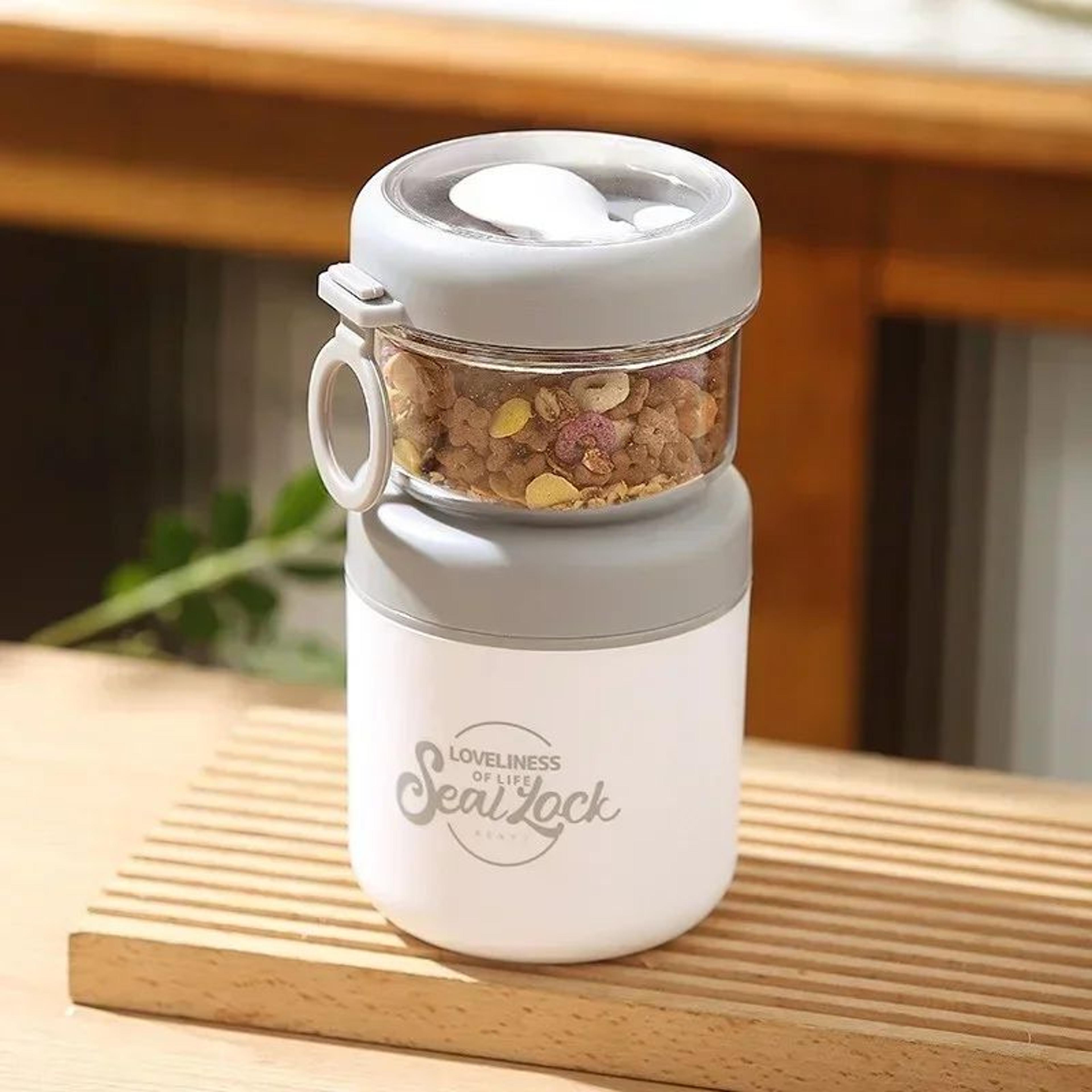 Stainless Steel Insulated Soup Thermos Cup With Spoon  Leakproof Oatmeal  Lunch Food Jar 6