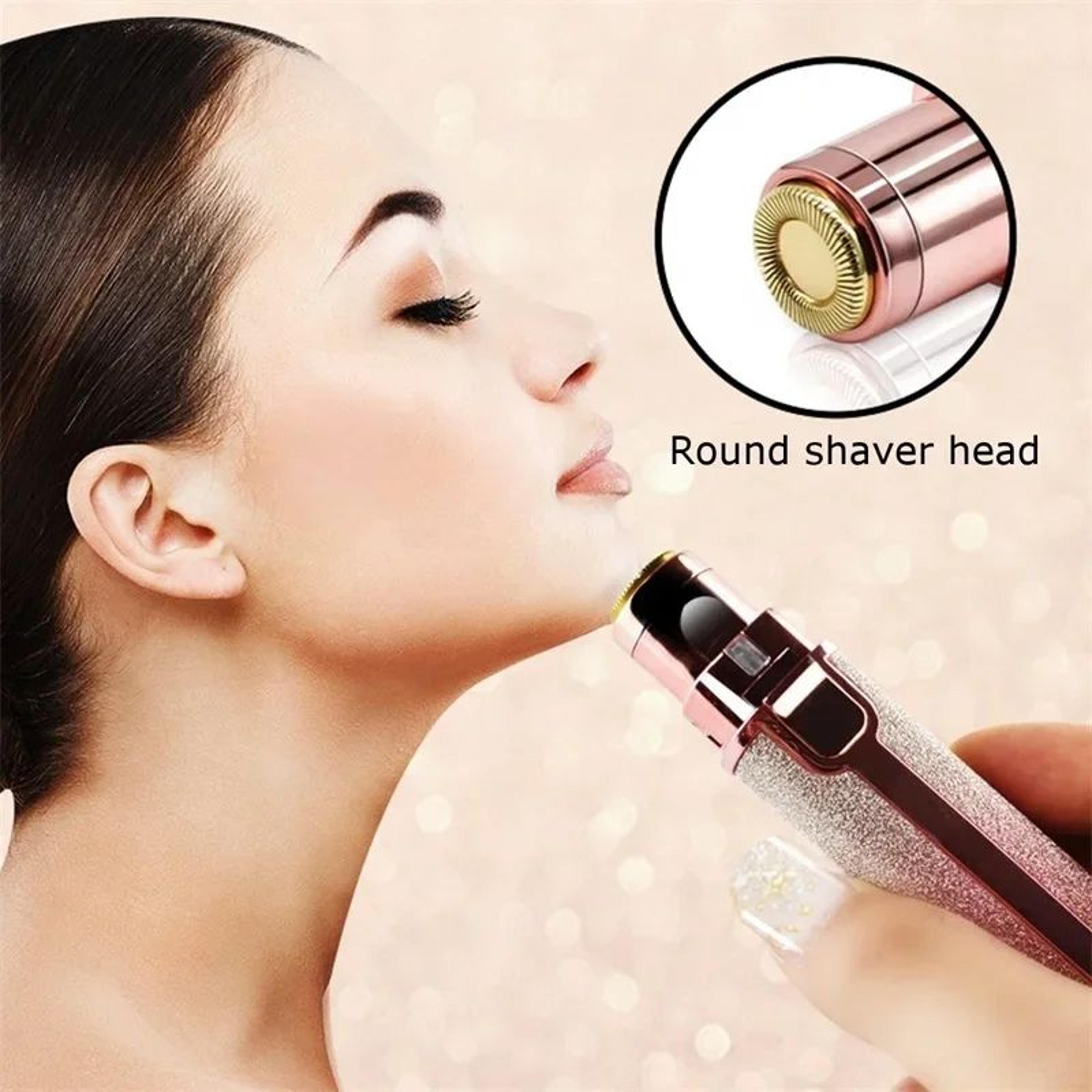 2in1 Electric Eyebrow Trimmer With LED Light  Painless Brow Shaper  Facial Hair Remover 3