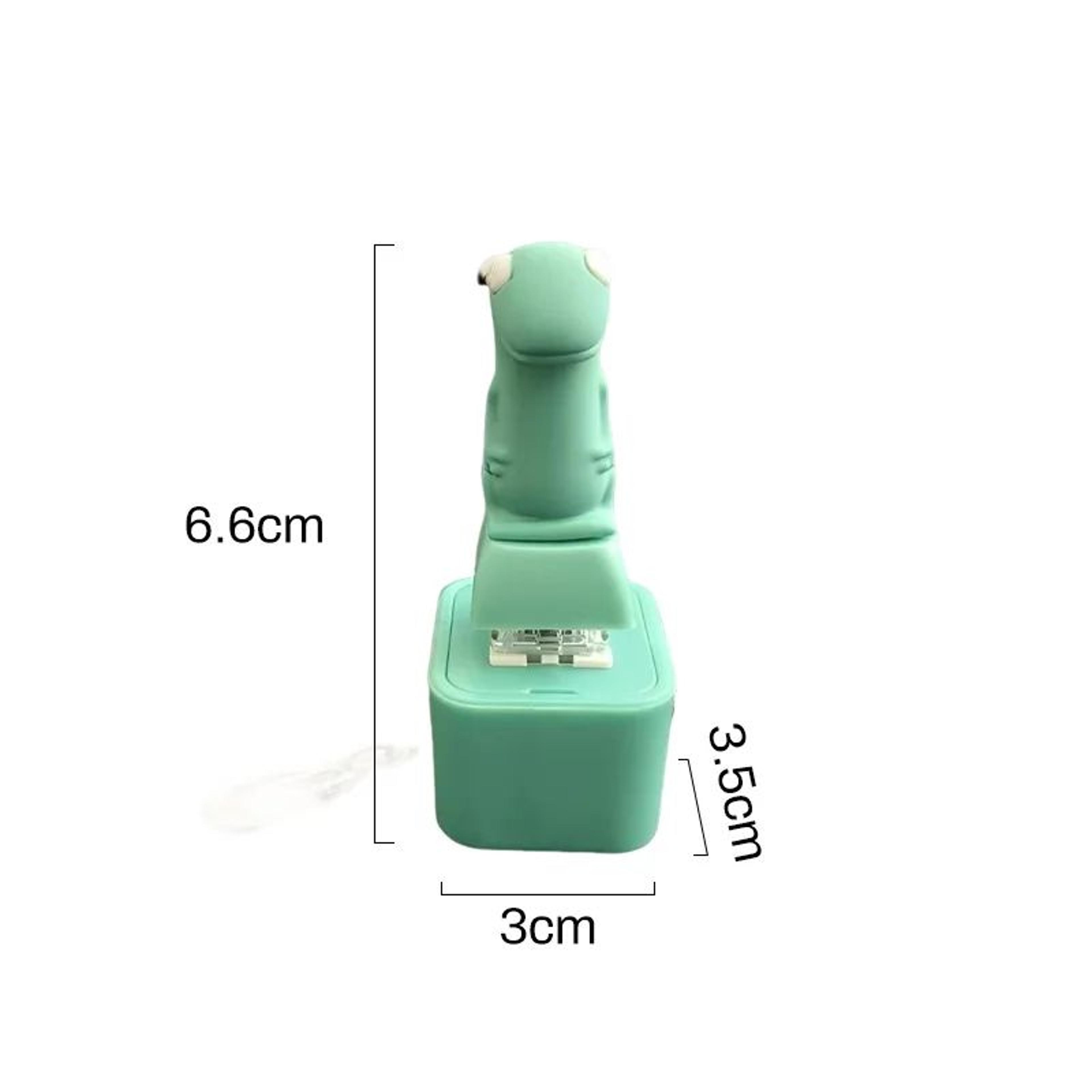 Rechargeable Croaking Frog Fidget Keychain With LED Lights Stress Relief Clicker Charm 9