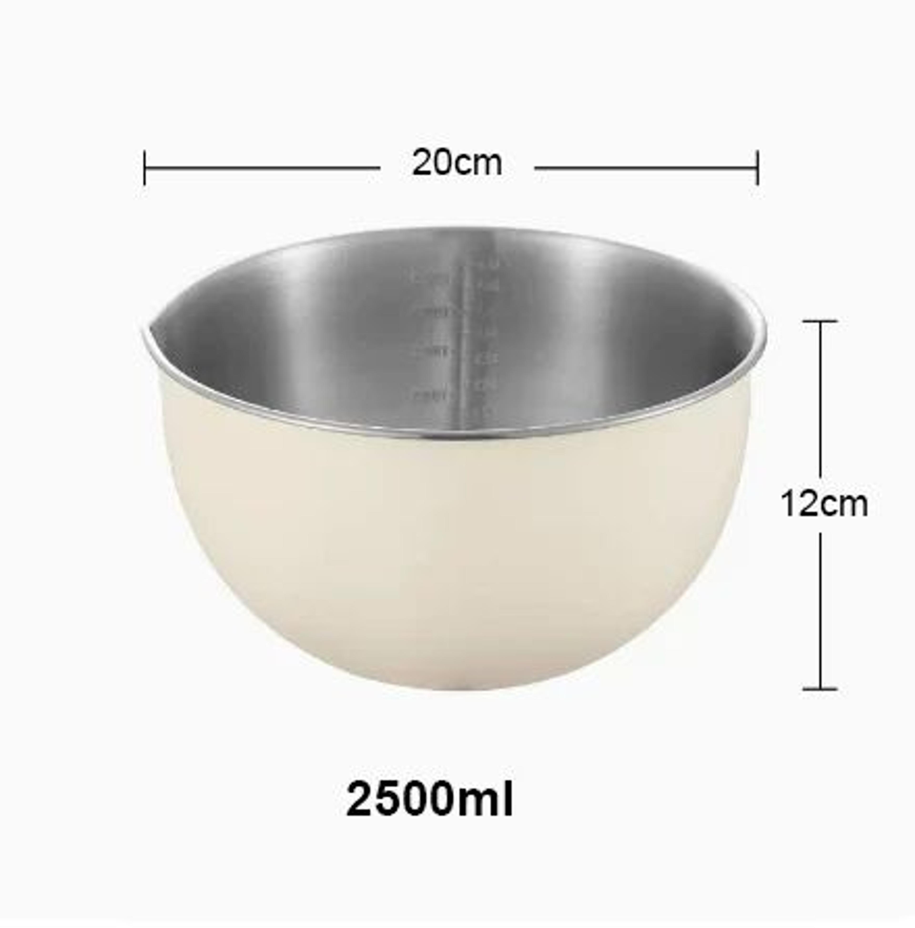 304 Stainless Steel Mixing Bowls Set With NonSlip Base 15L25L45L For Baking Salad And Meal Prep 10
