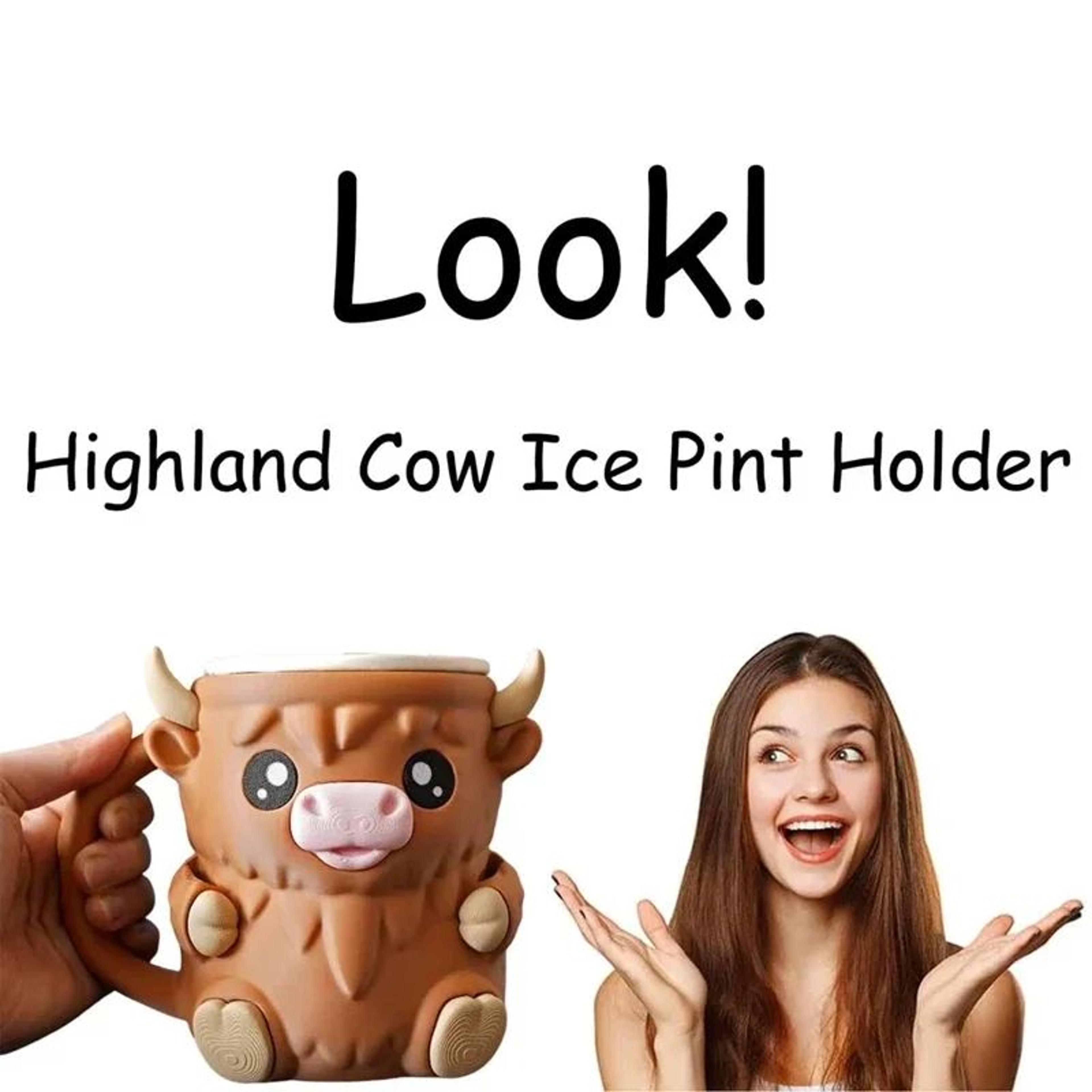 Scottish Highland Cow 3D Ceramic Coffee Mug  Cute Cartoon Kyloe Breakfast Cup Gift 5
