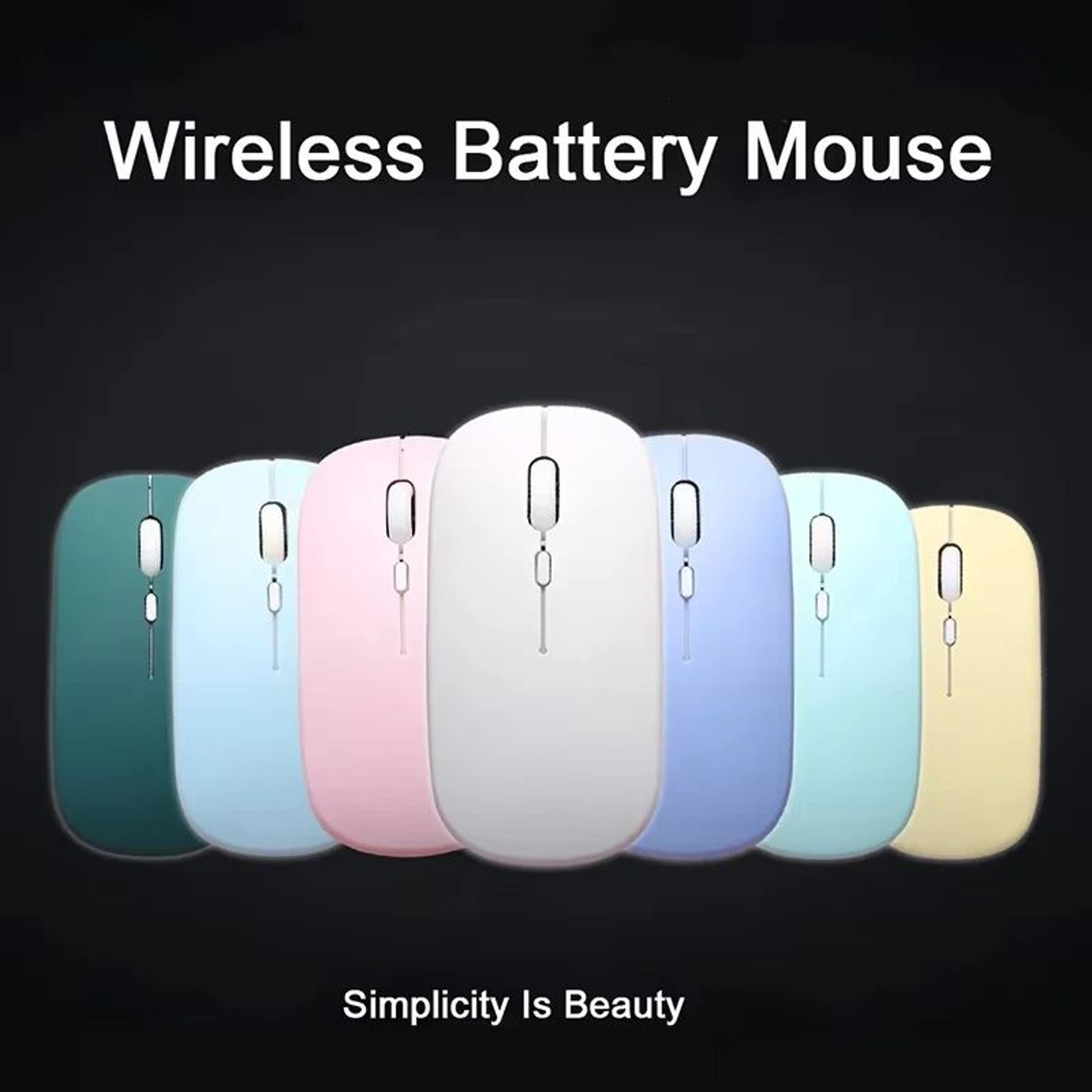 morandi silent dual-mode bluetooth wireless mouse, type-c rechargeable ergonomic mouse for laptop & pc