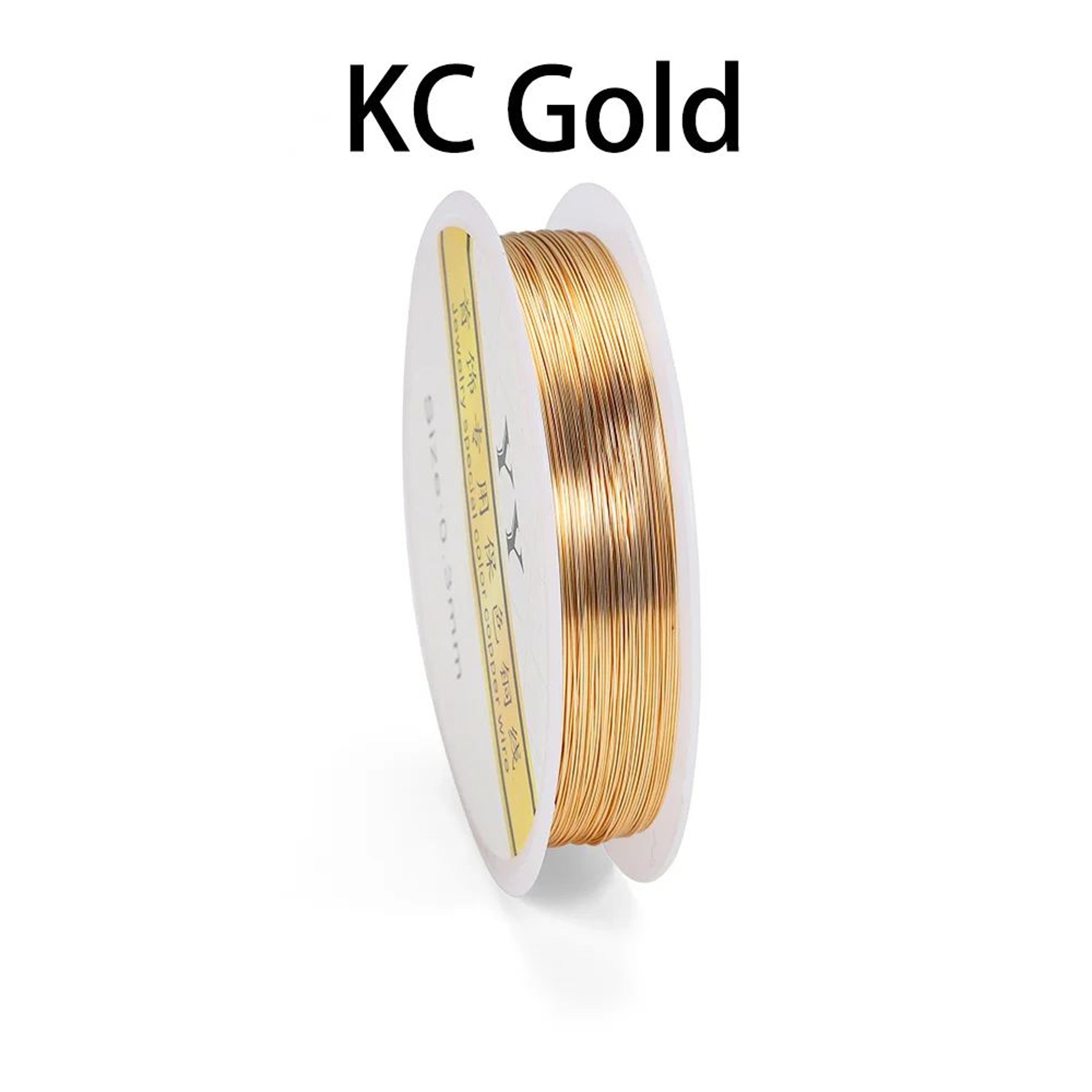 GoldPlated Beading Wire Copper Cord Roll 0210mm For DIY Jewelry Making 6