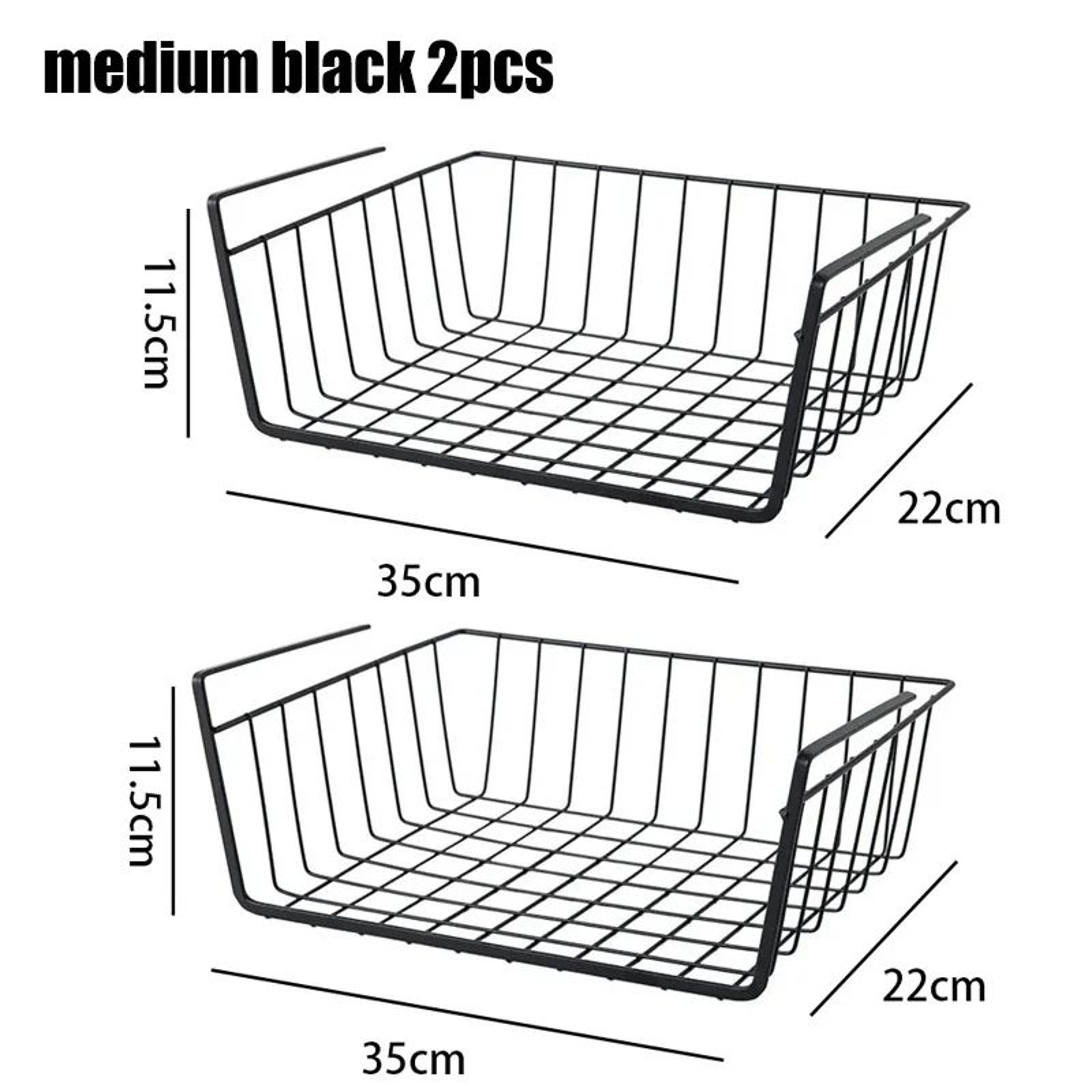 MultiFunctional Under Shelf Basket Hanging Storage Basket For Kitchen  Bathroom Perforated Metal 15