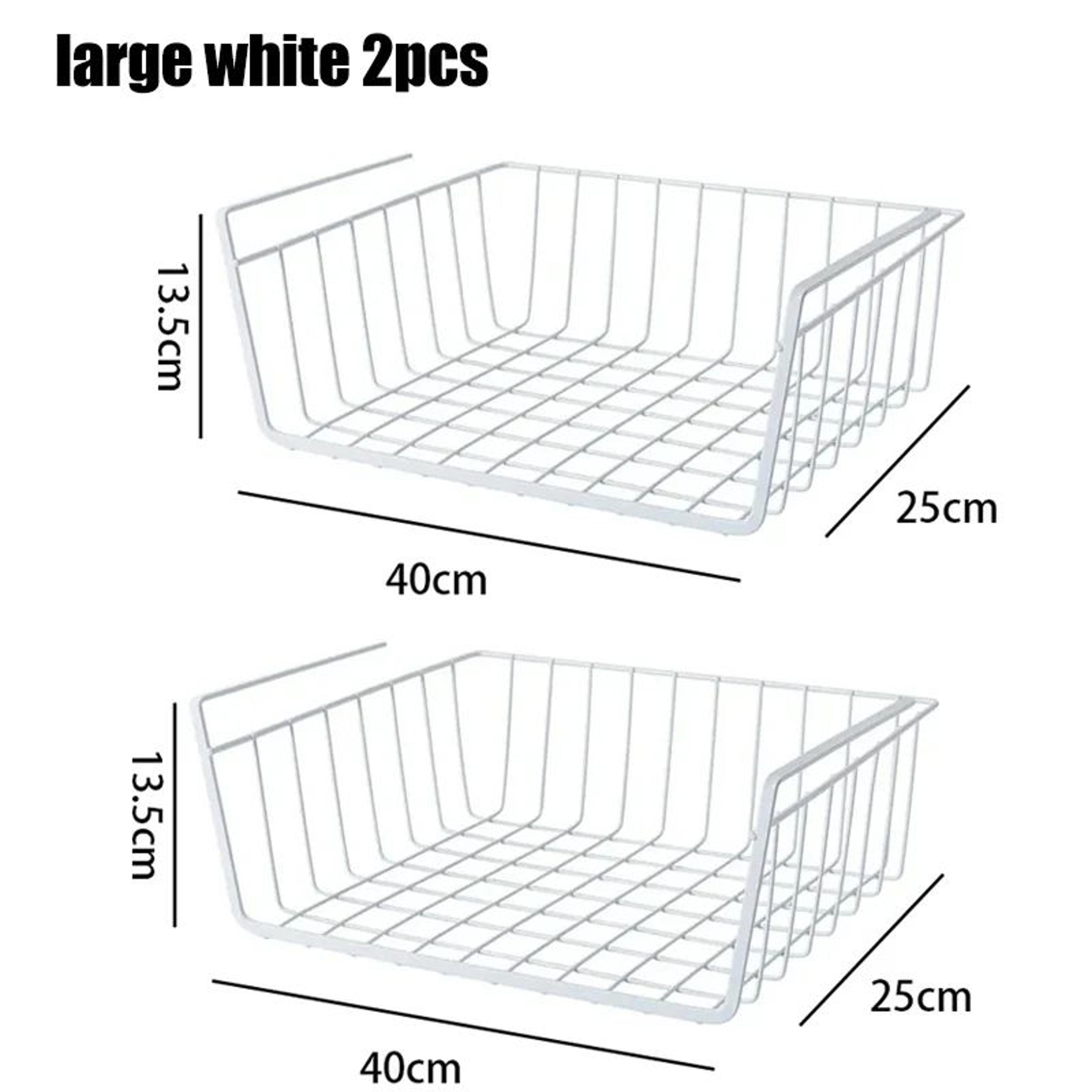 MultiFunctional Under Shelf Basket Hanging Storage Basket For Kitchen  Bathroom Perforated Metal 16