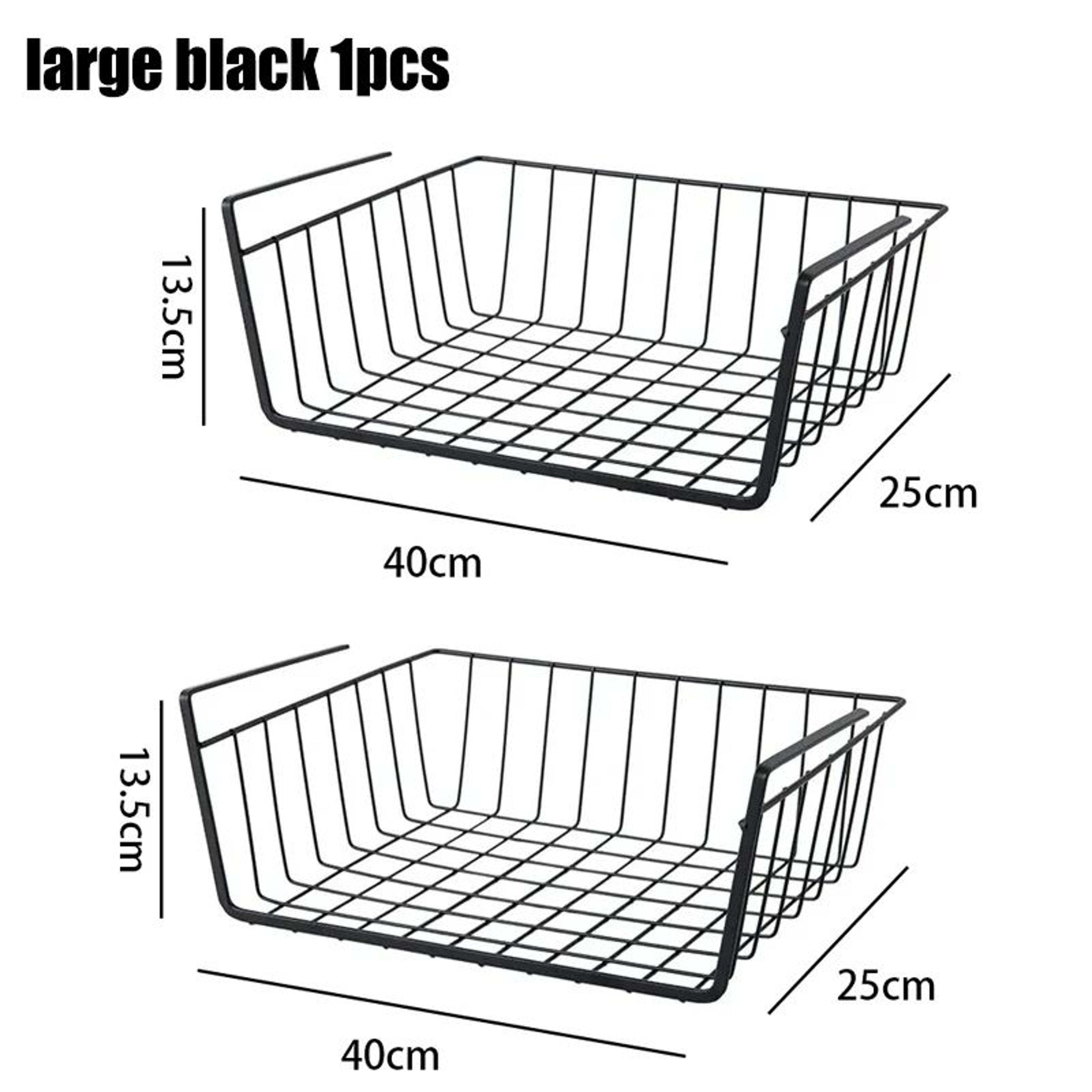 MultiFunctional Under Shelf Basket Hanging Storage Basket For Kitchen  Bathroom Perforated Metal 17