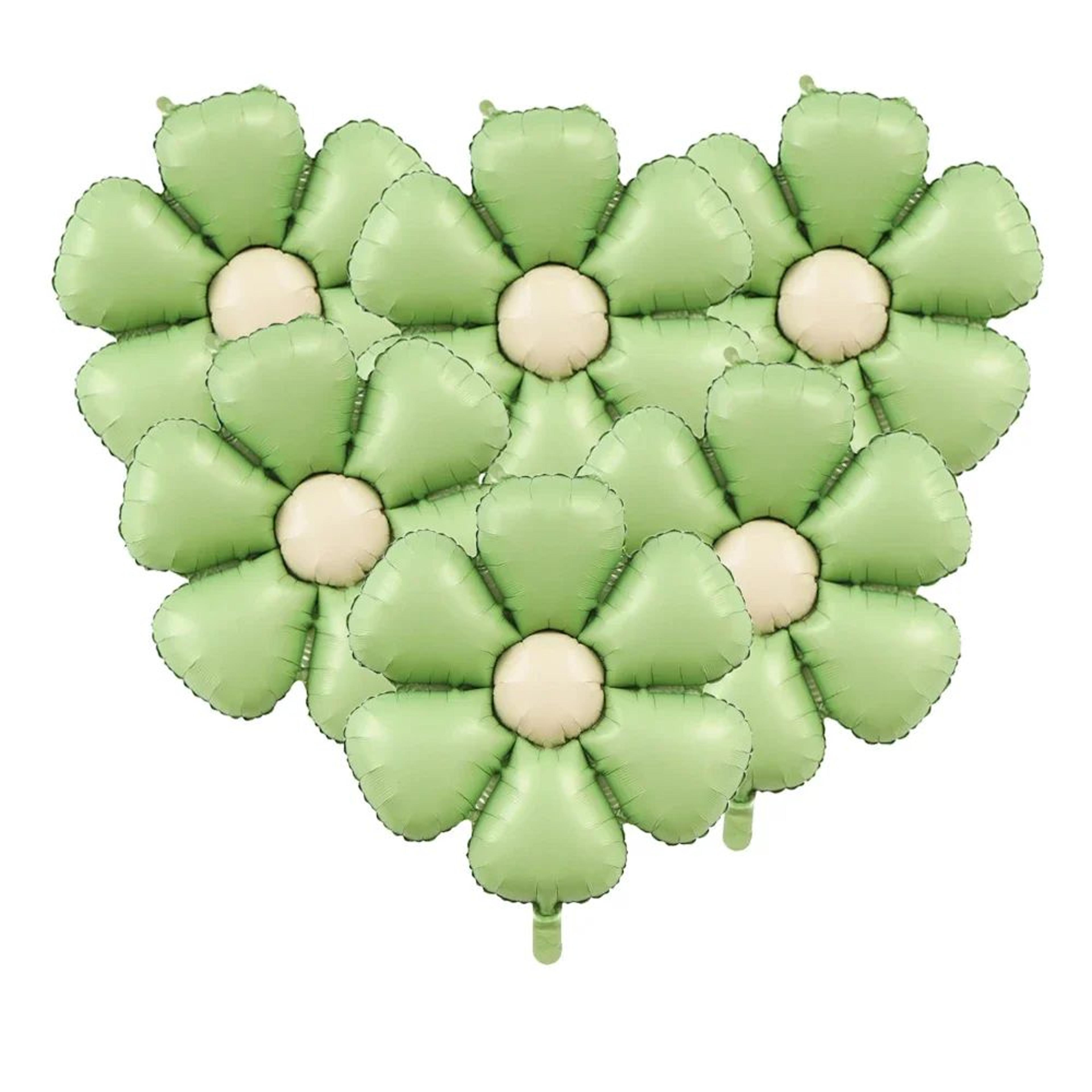 Matte Pink Daisy Foil Balloon Set 6pcs Large Party Decor For Baby Shower  Birthdays 9