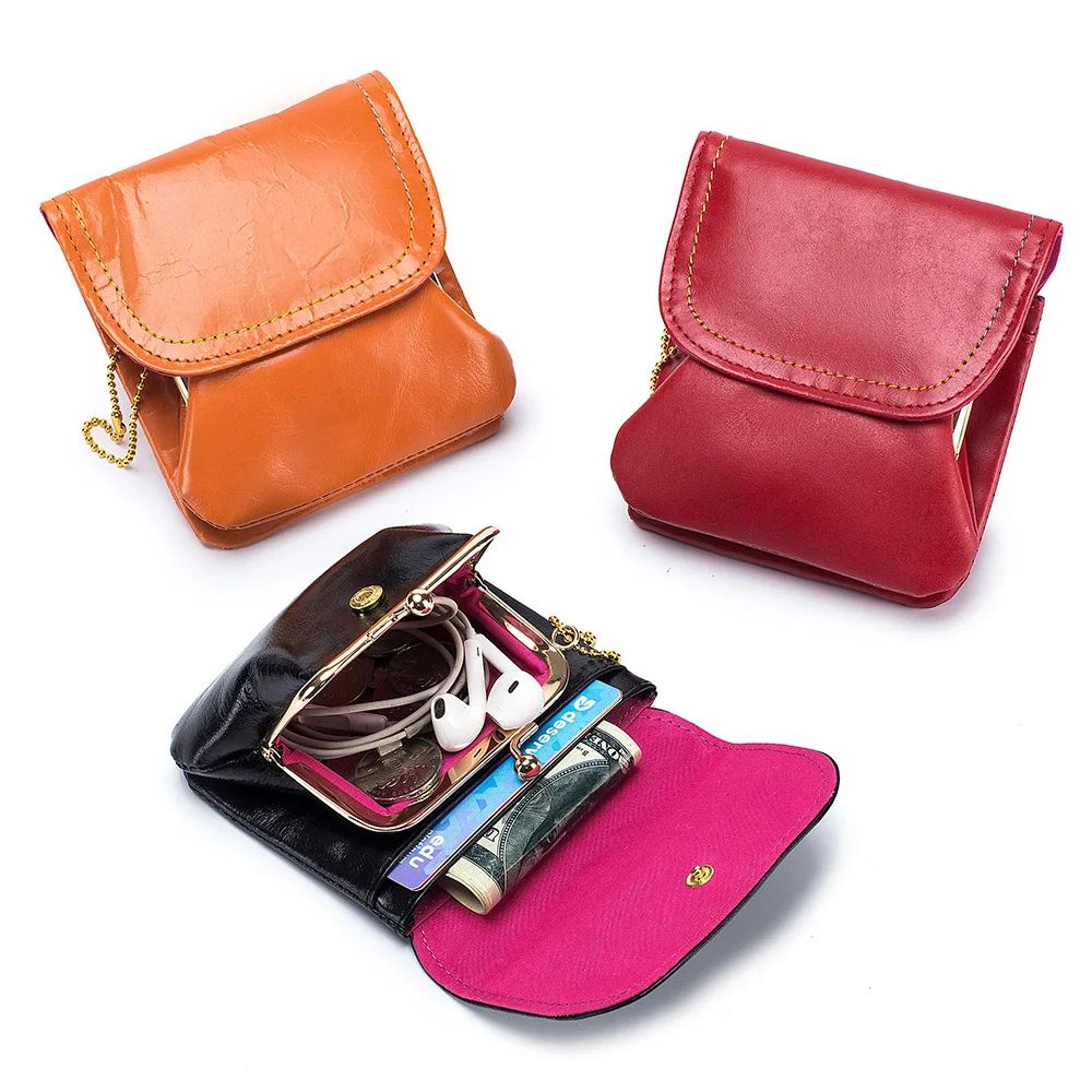 genuine leather wallet for women – cowhide large-capacity card & coin organizer