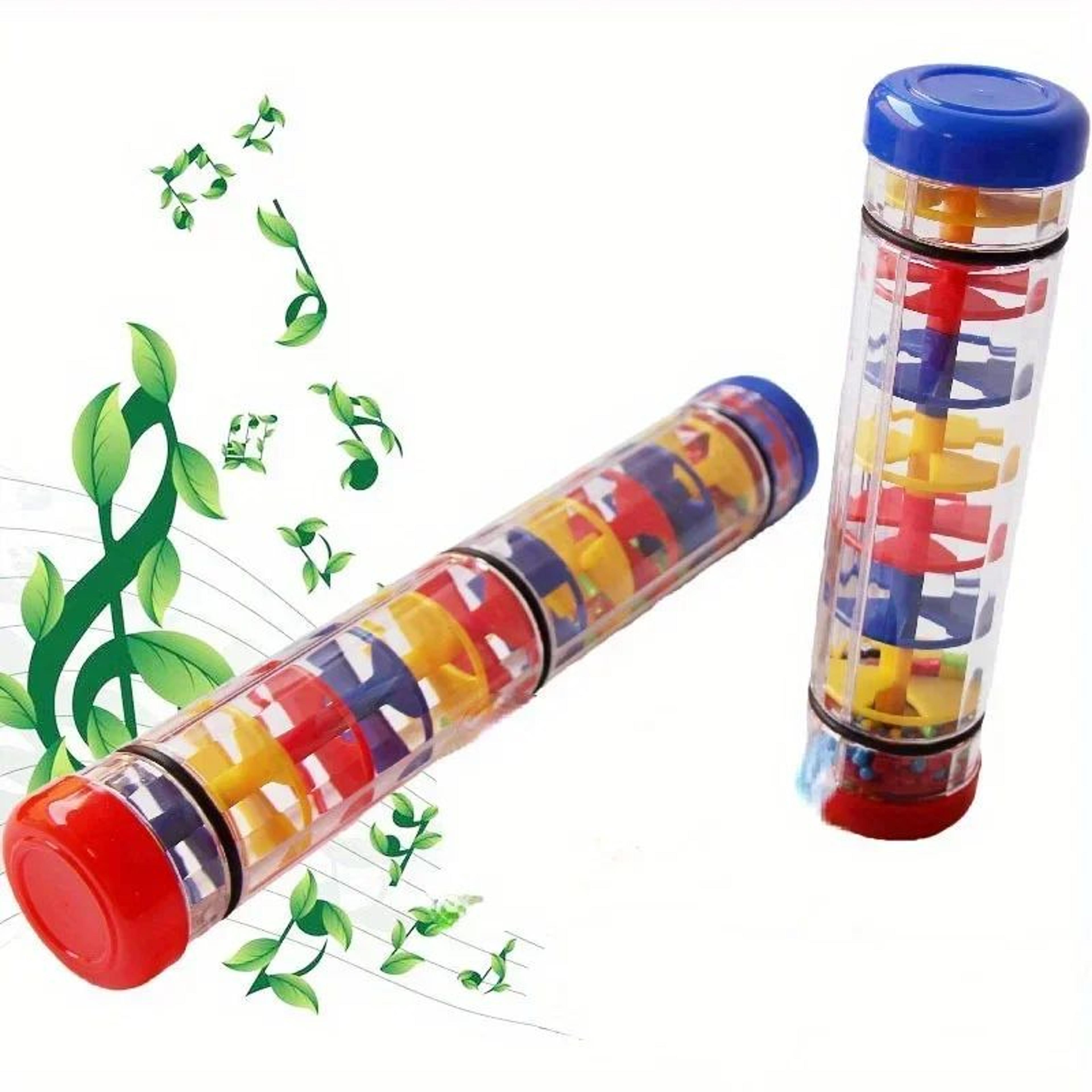 wooden rainmaker montessori sensory musical toy for babies & toddlers